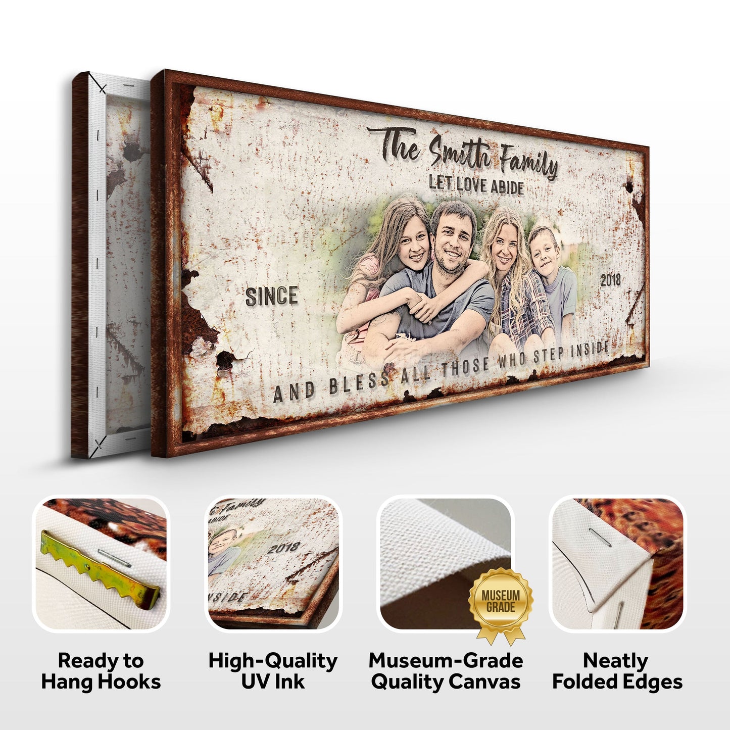 Let Love Abide And Bless All Those Who Step Inside Sign