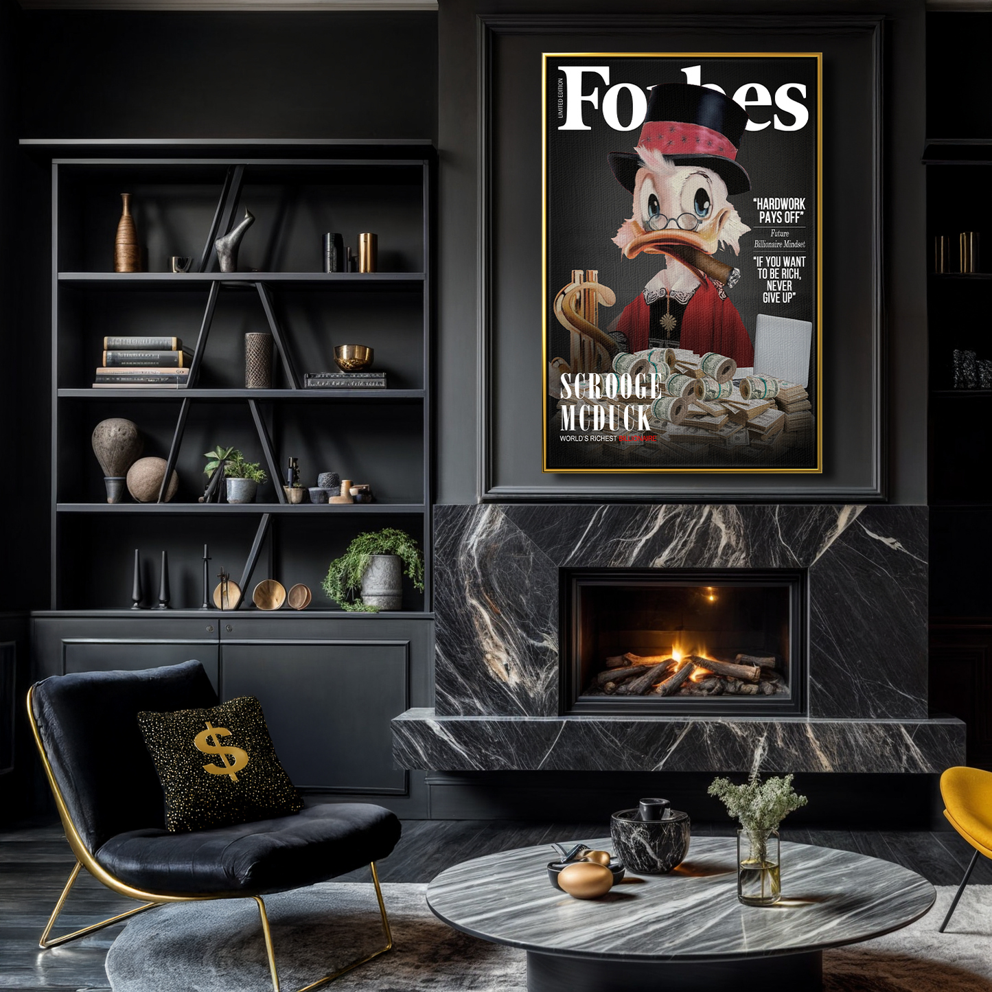 Personalized Billionaire Forbes Sign