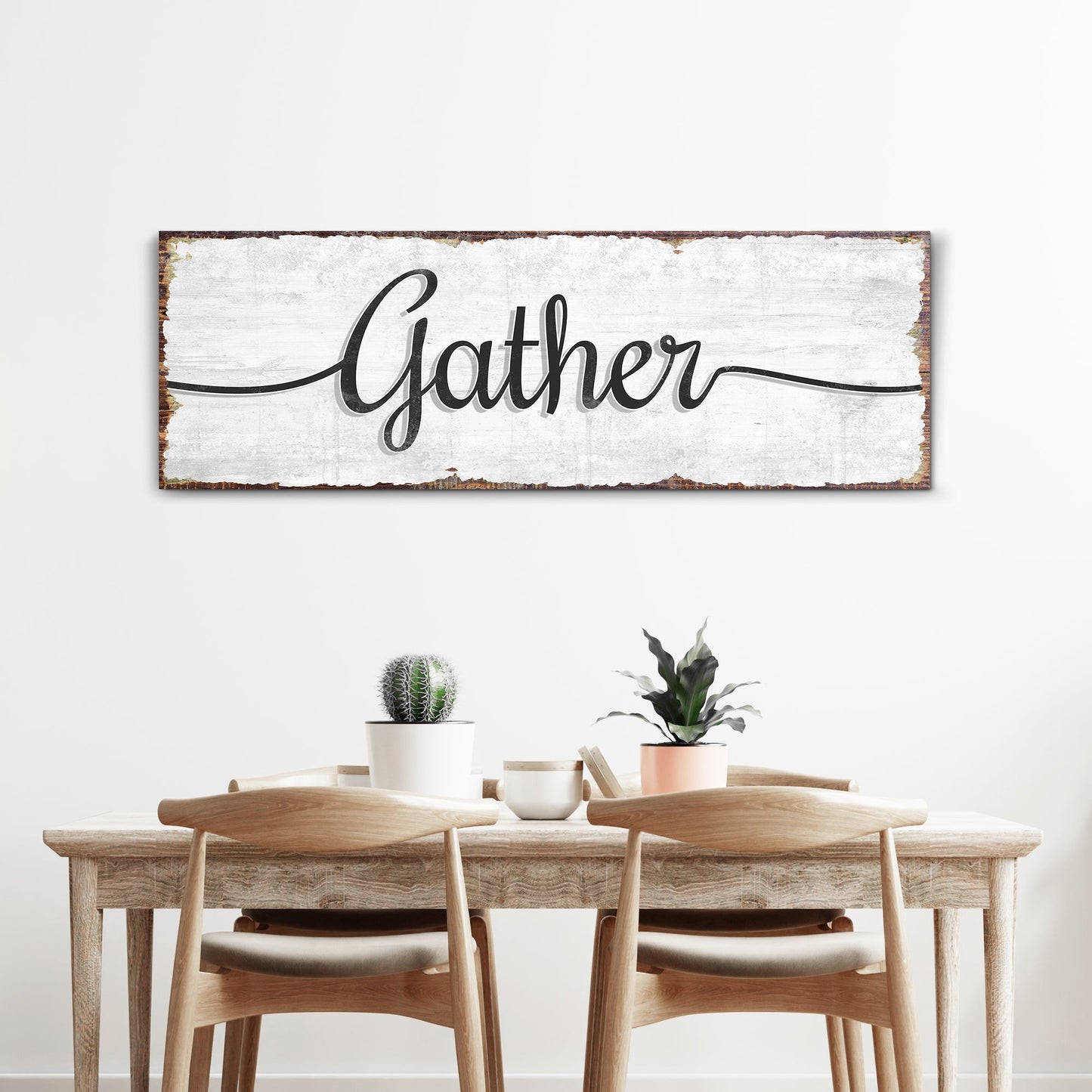 Gather Wall Art Sign
