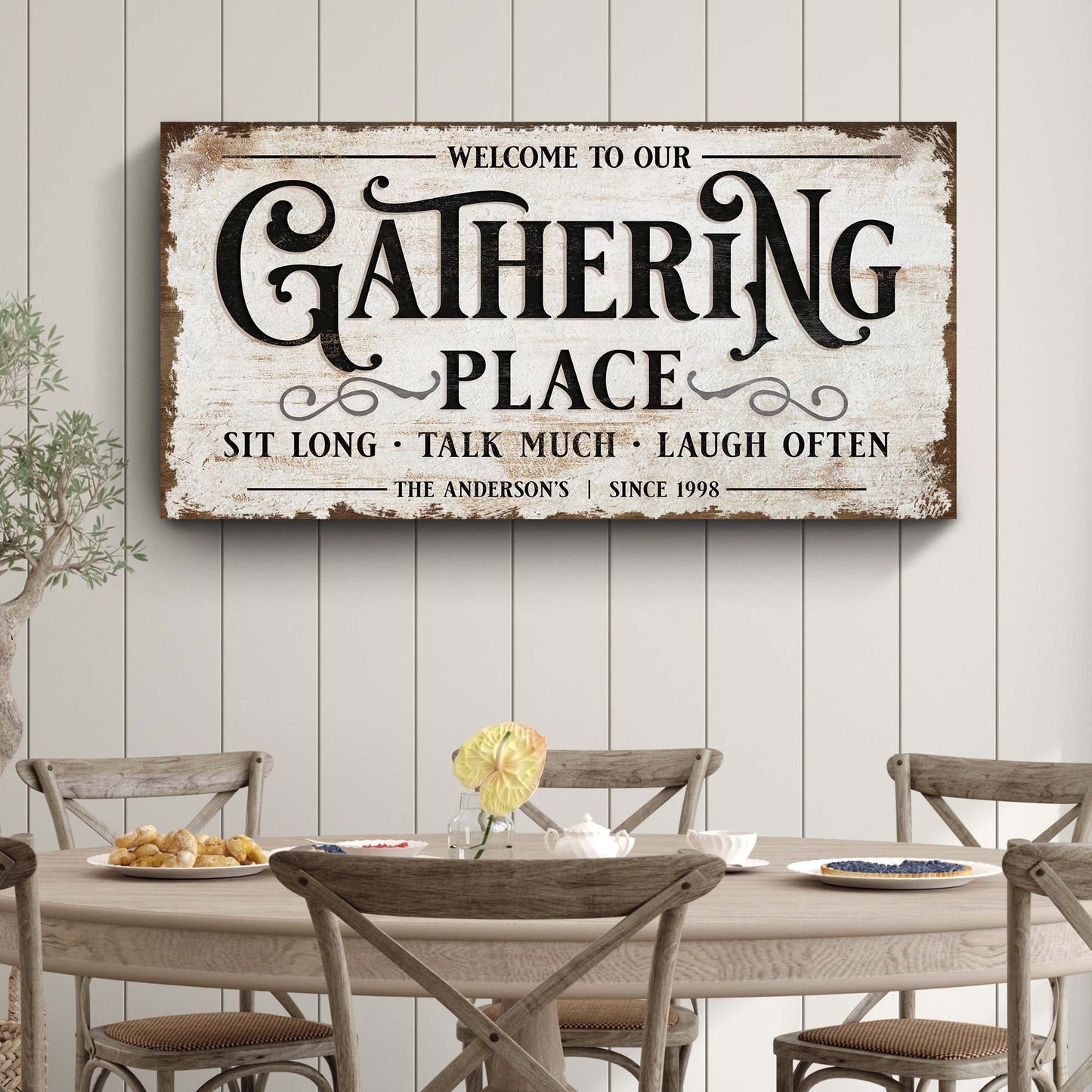 Gathering Place Personalized Sign