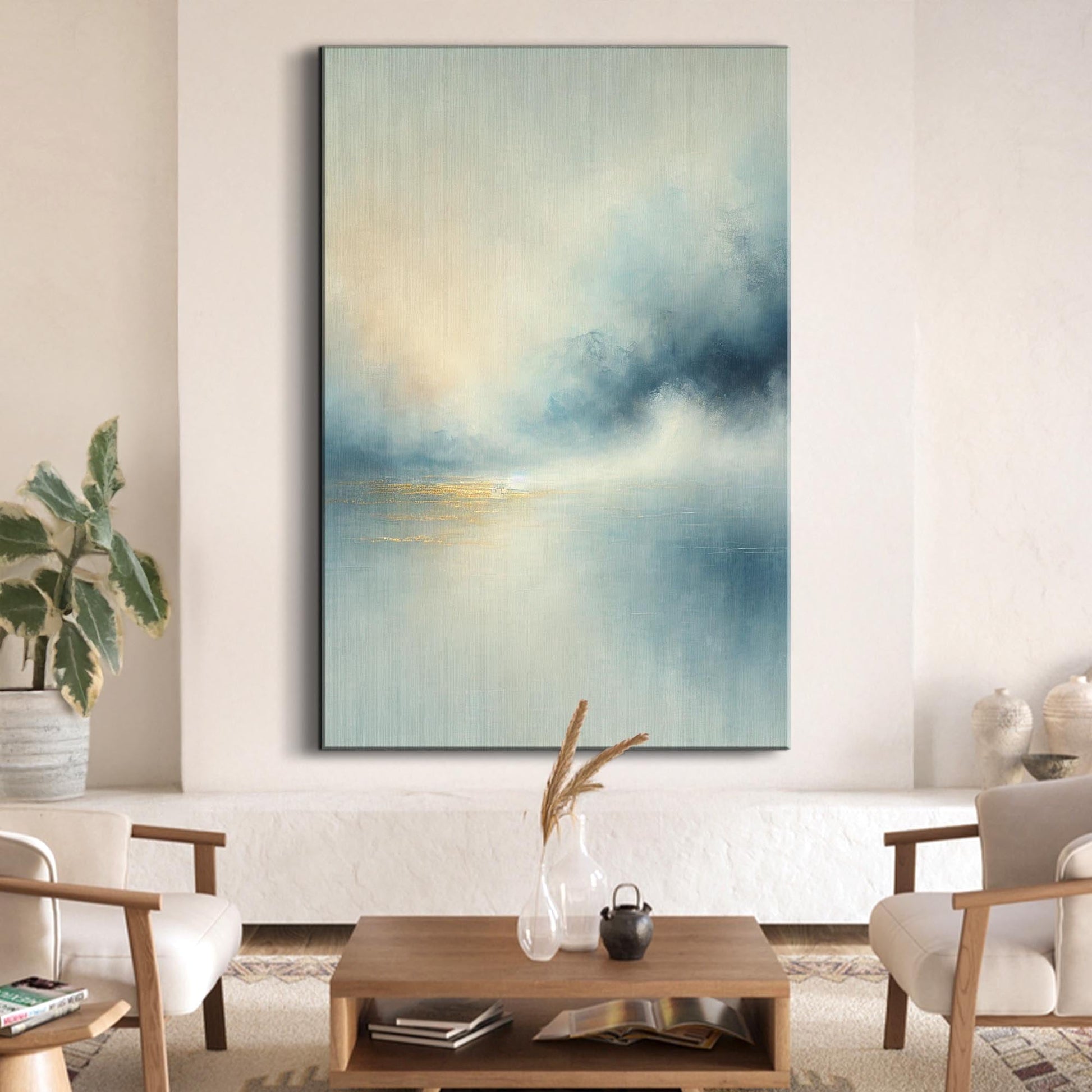 Abstract Calm Glow Wall Art