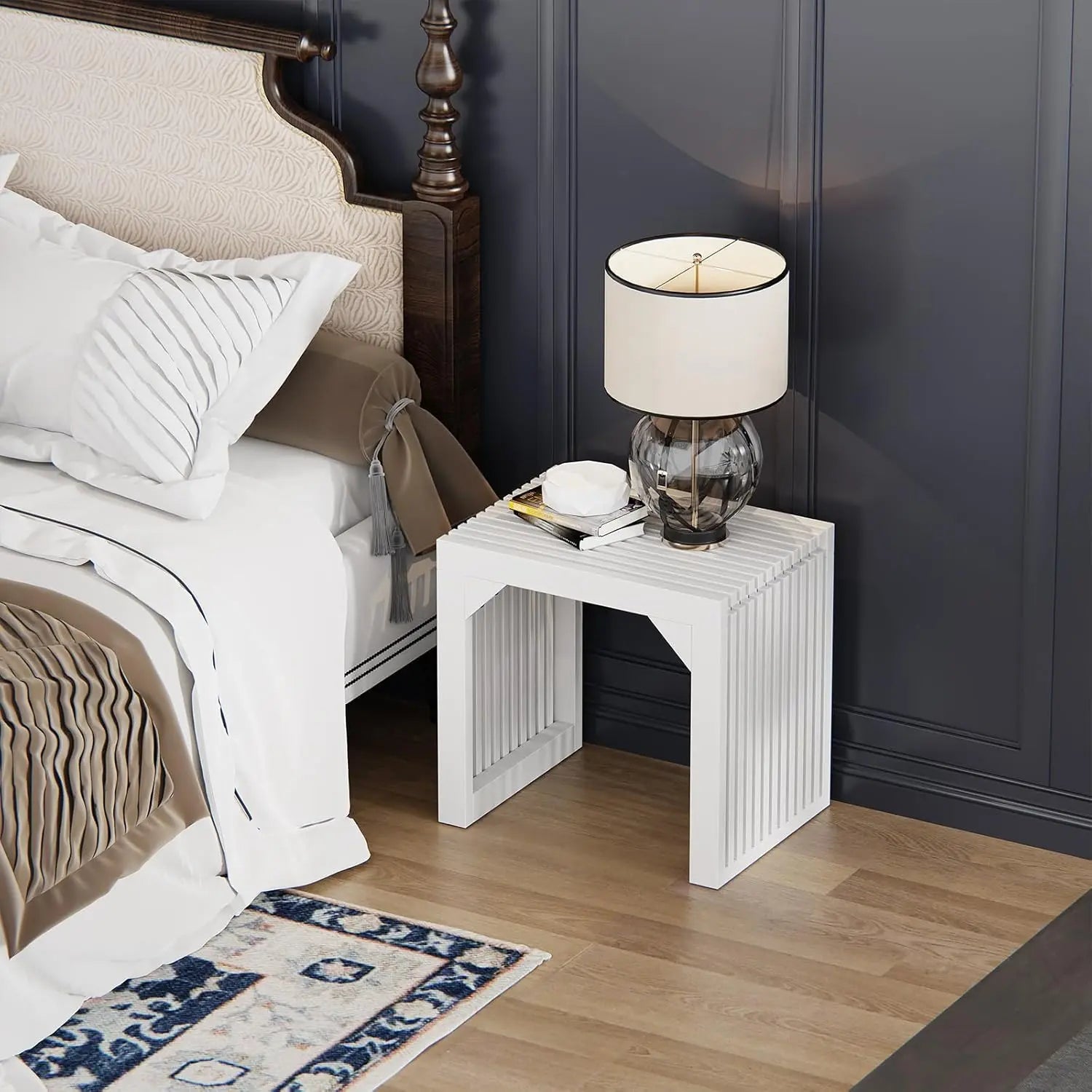 Hausvita HiKingQueens 35" Dining Bench, Indoor Wood Bench for Entryway,Living Room,Kitchen and Bedroom (Nature, Long Bench)