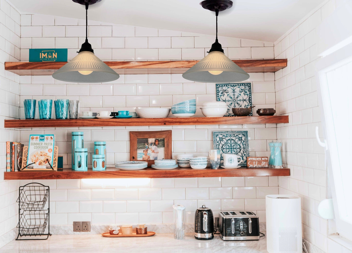 Modern Holophane PENDANT Light - Frosted