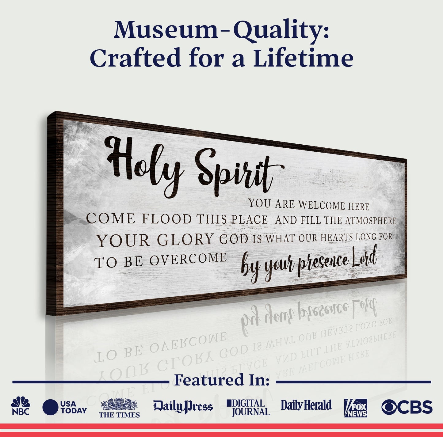 Holy Spirit You Are Welcome Here Sign