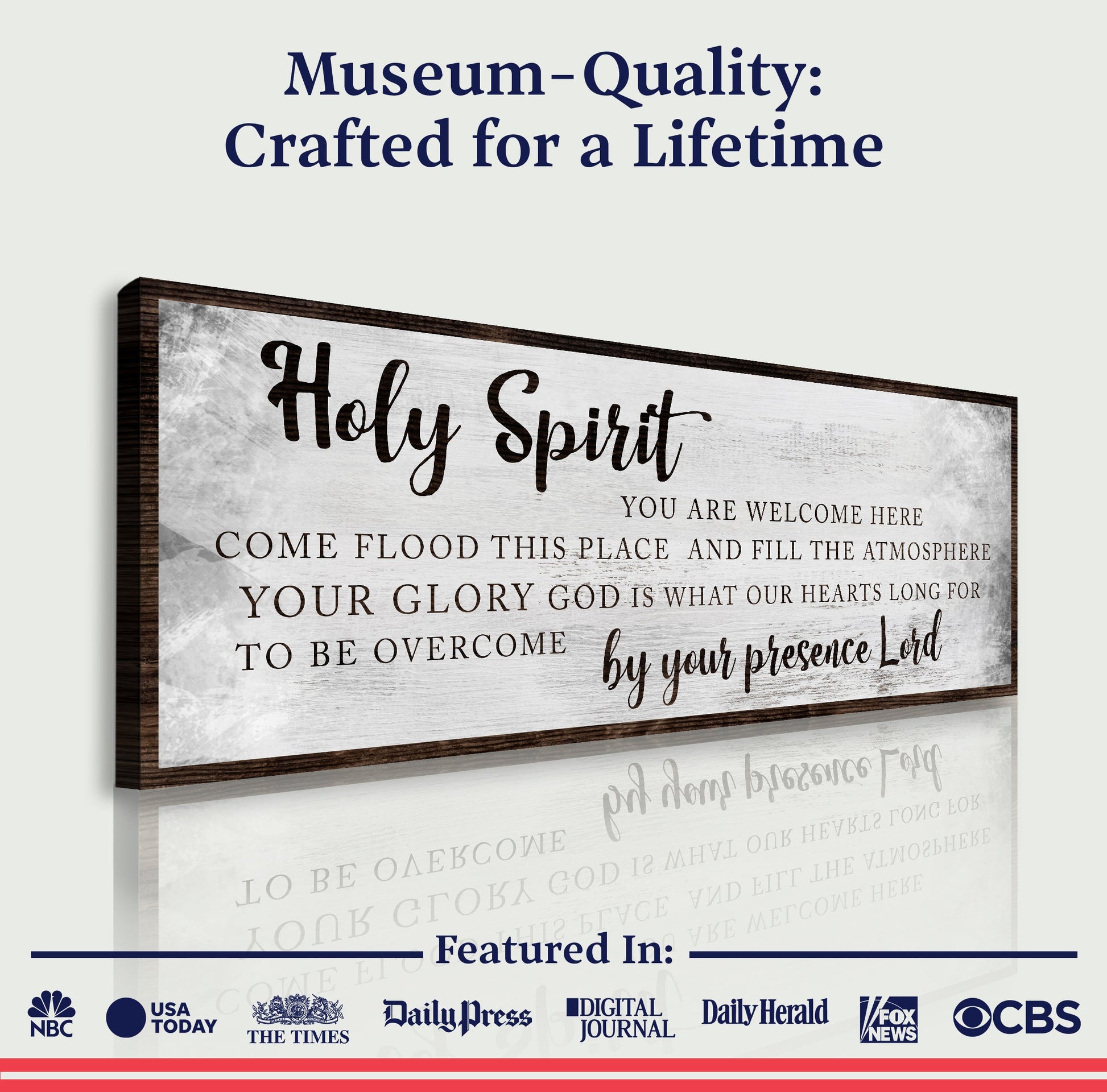 Holy Spirit You Are Welcome Here Sign