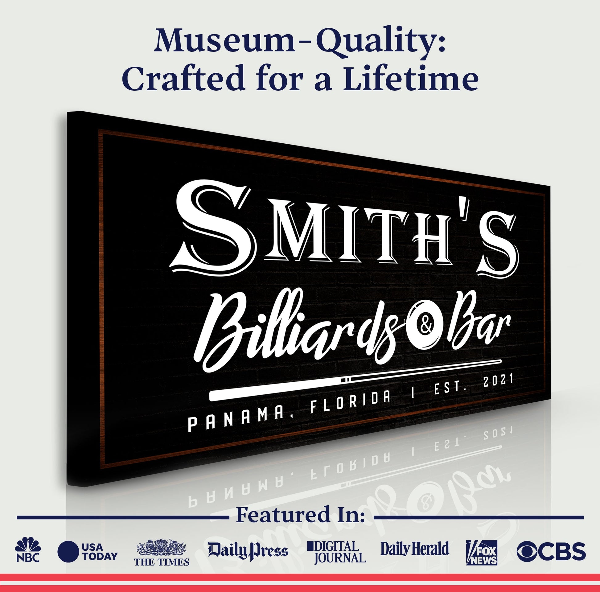 Billiards And Bar Sign II