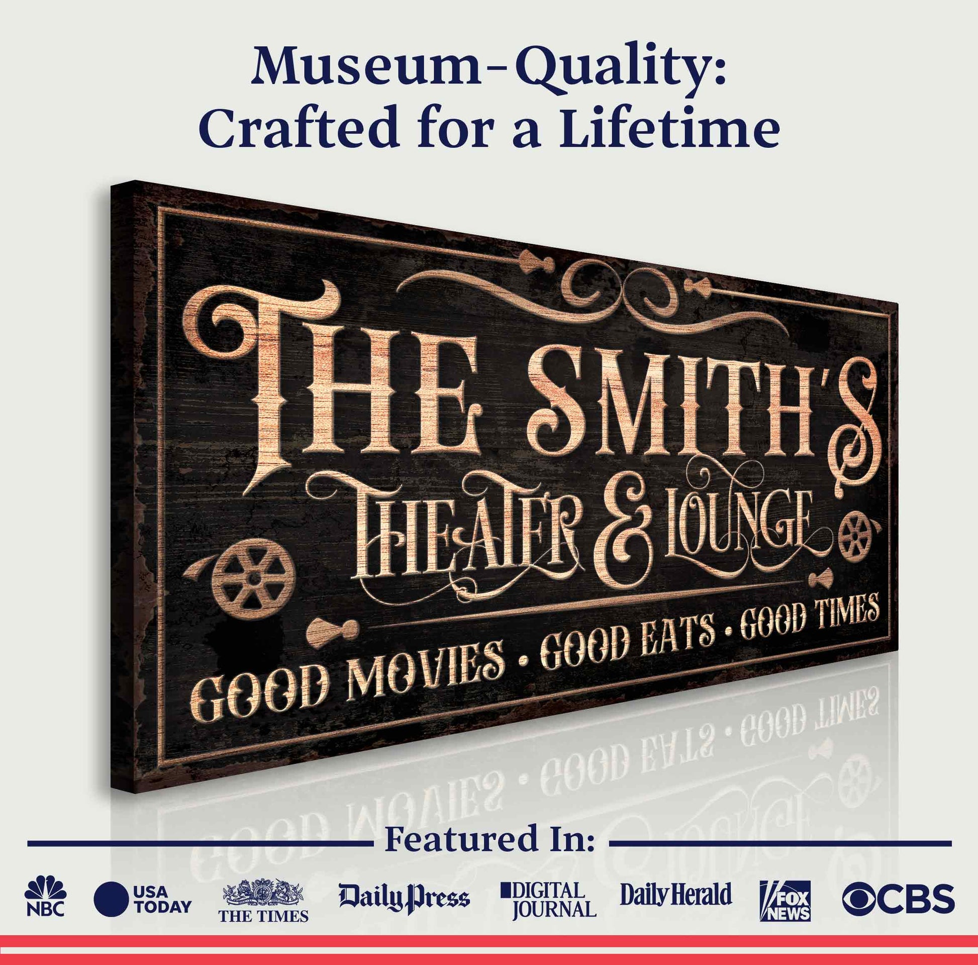 Personalized Theater Sign V