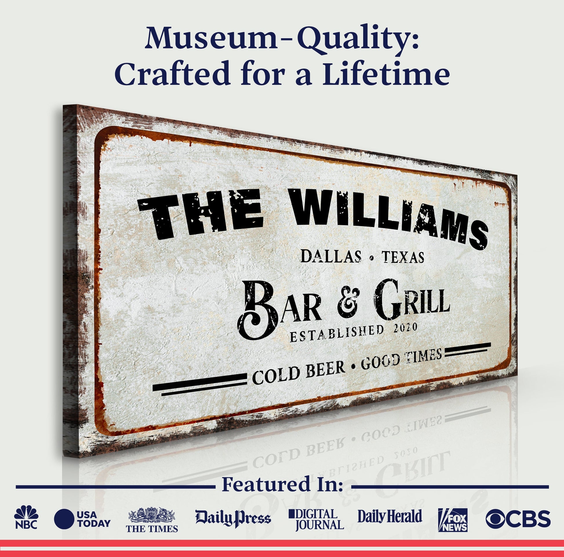 Bar and Grill Sign VII