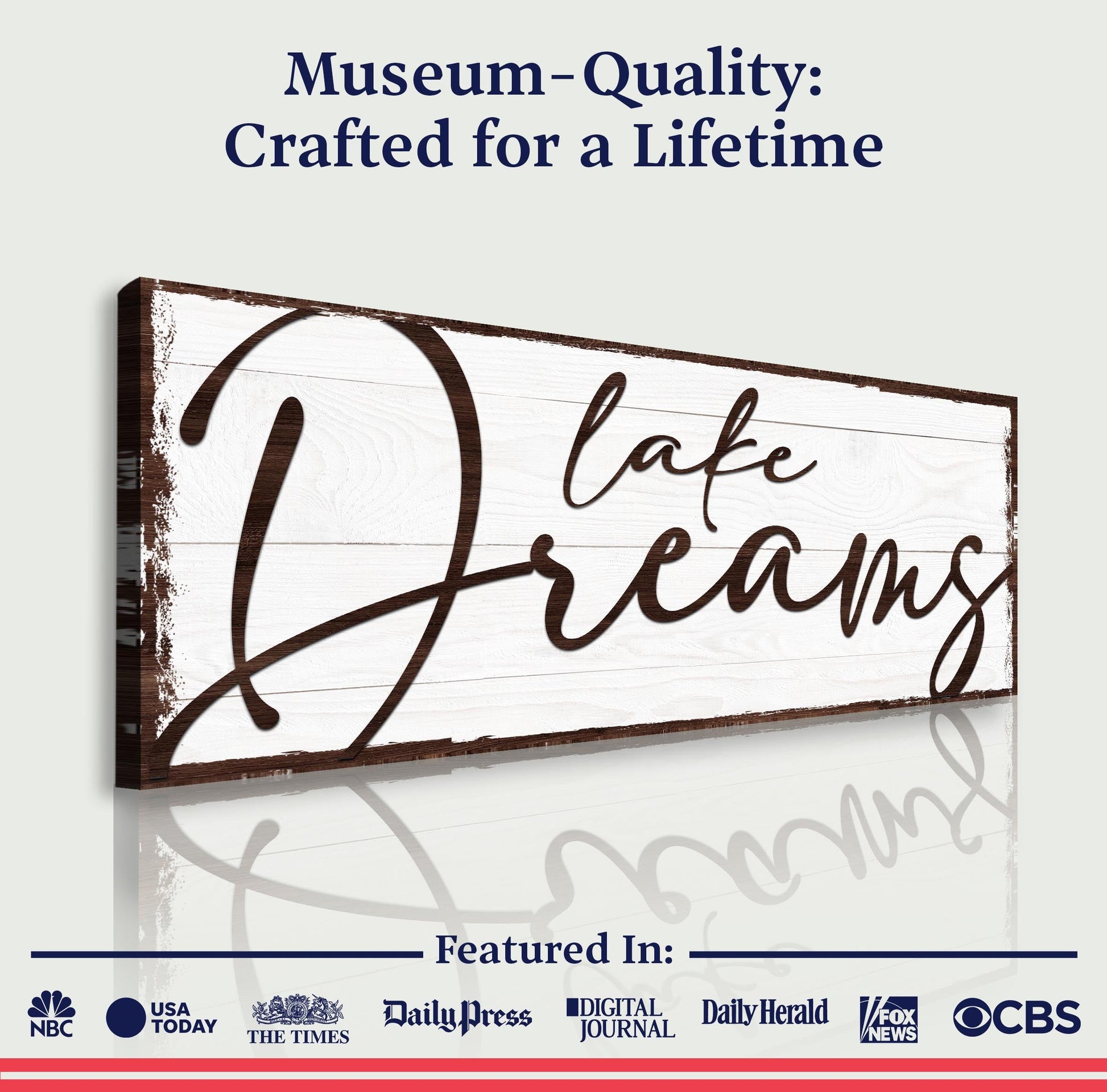 Lake Dreams Sign