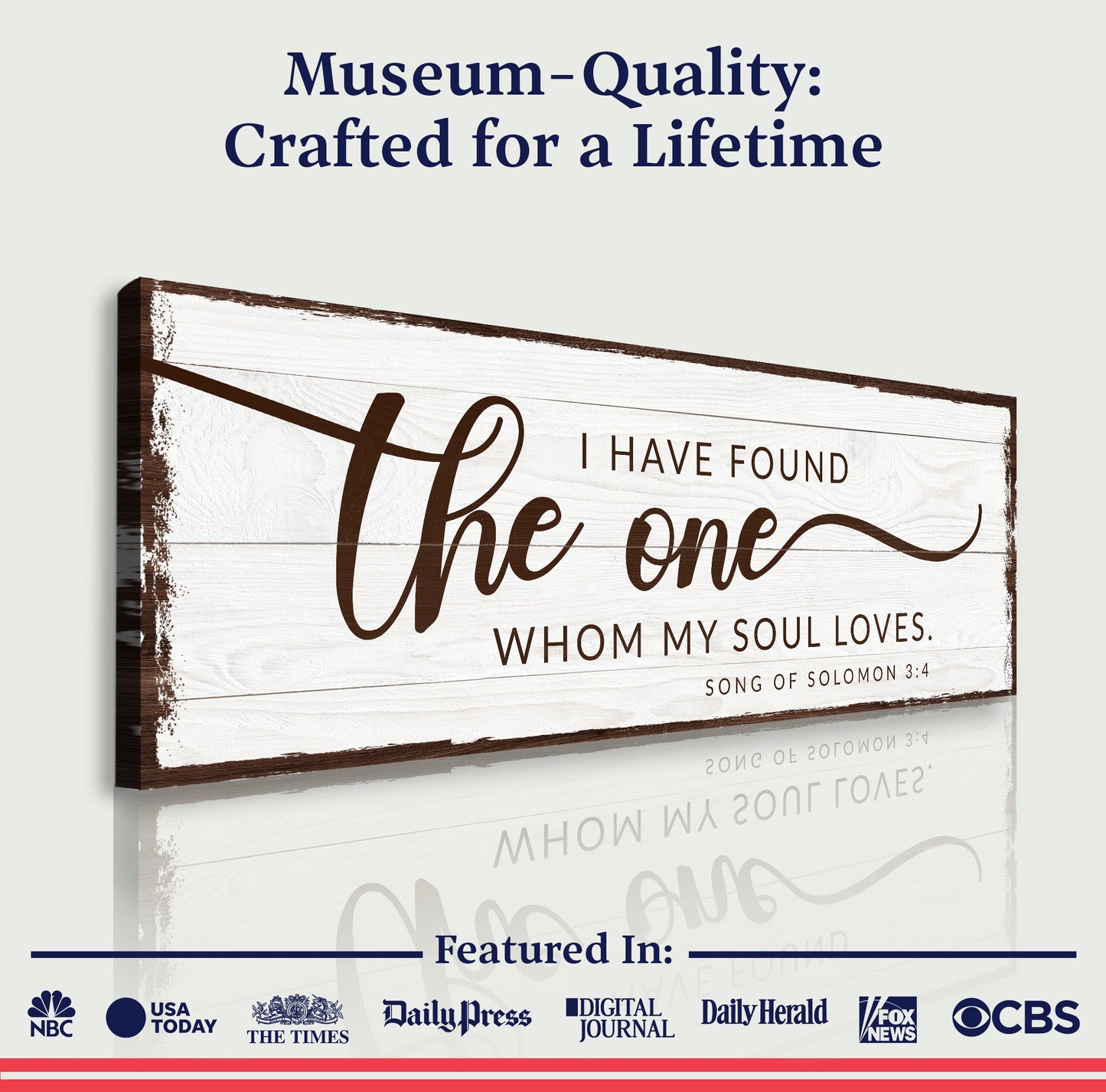 I Have Found The One Whom My Soul Loves Faith Sign