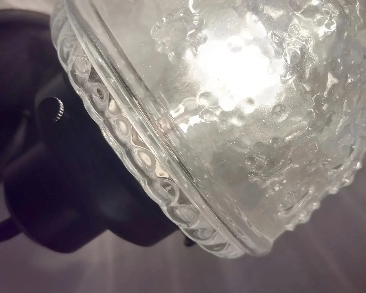 Glass Torch Wall Sconce Light Fixture