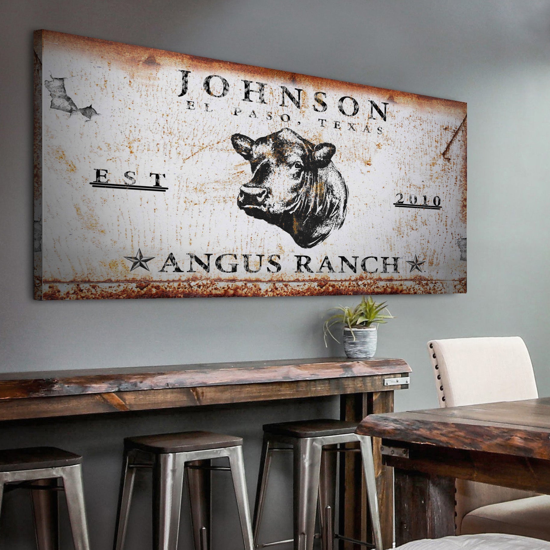 Angus Ranch Sign III