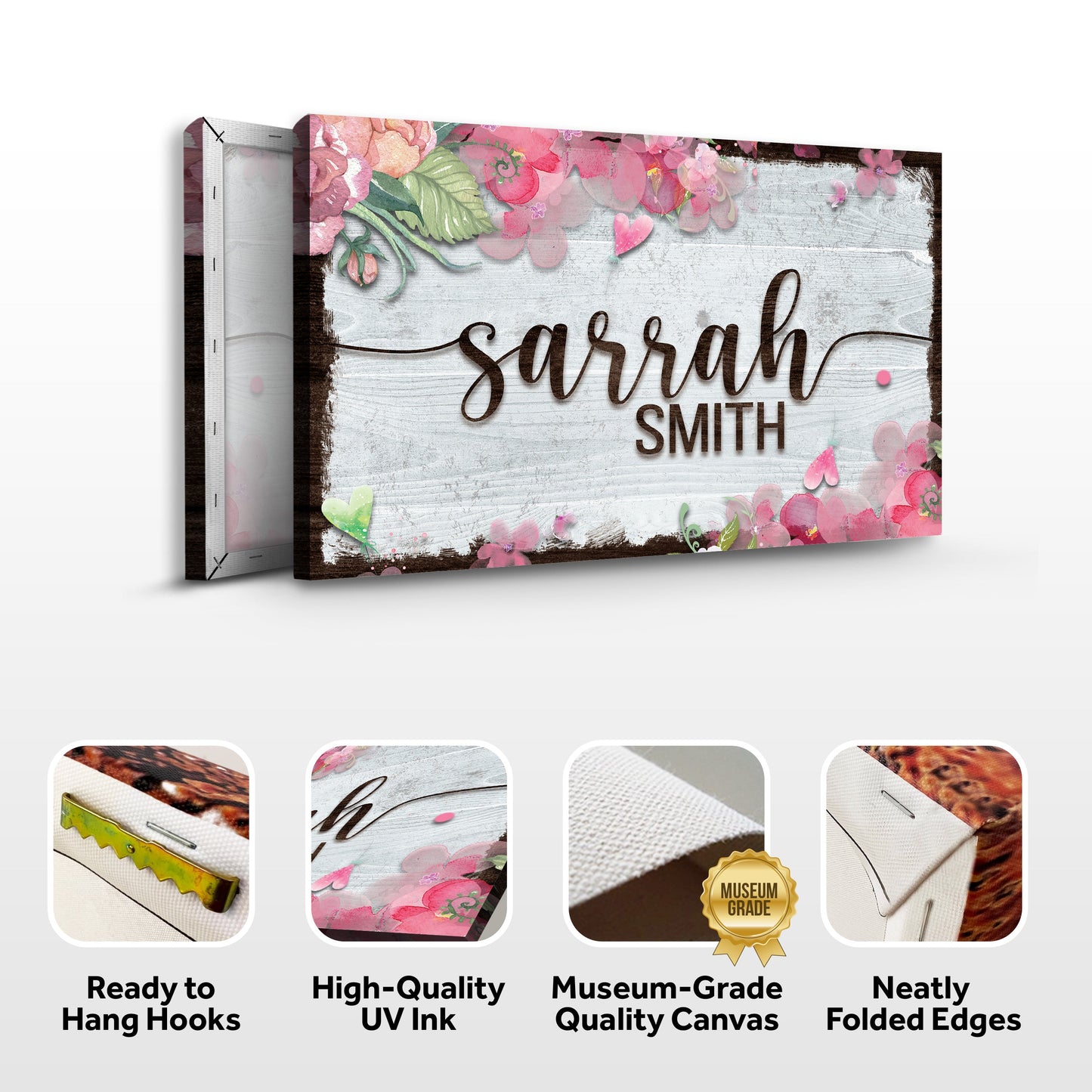 Floral Kids Room Sign