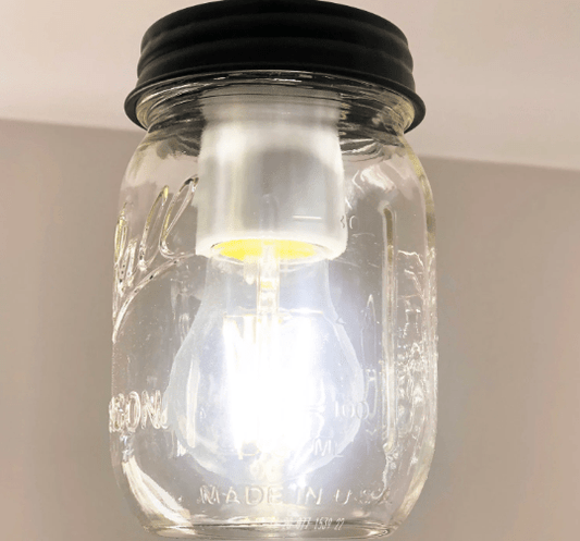 LED Edison Style 6 watt Light Bulb for Mason Jar Lighting - 60 watts Equivalent