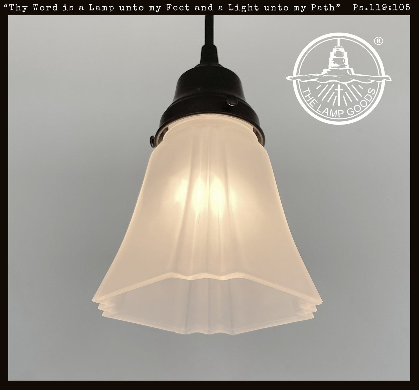 Modern Frost Square PENDANT Light