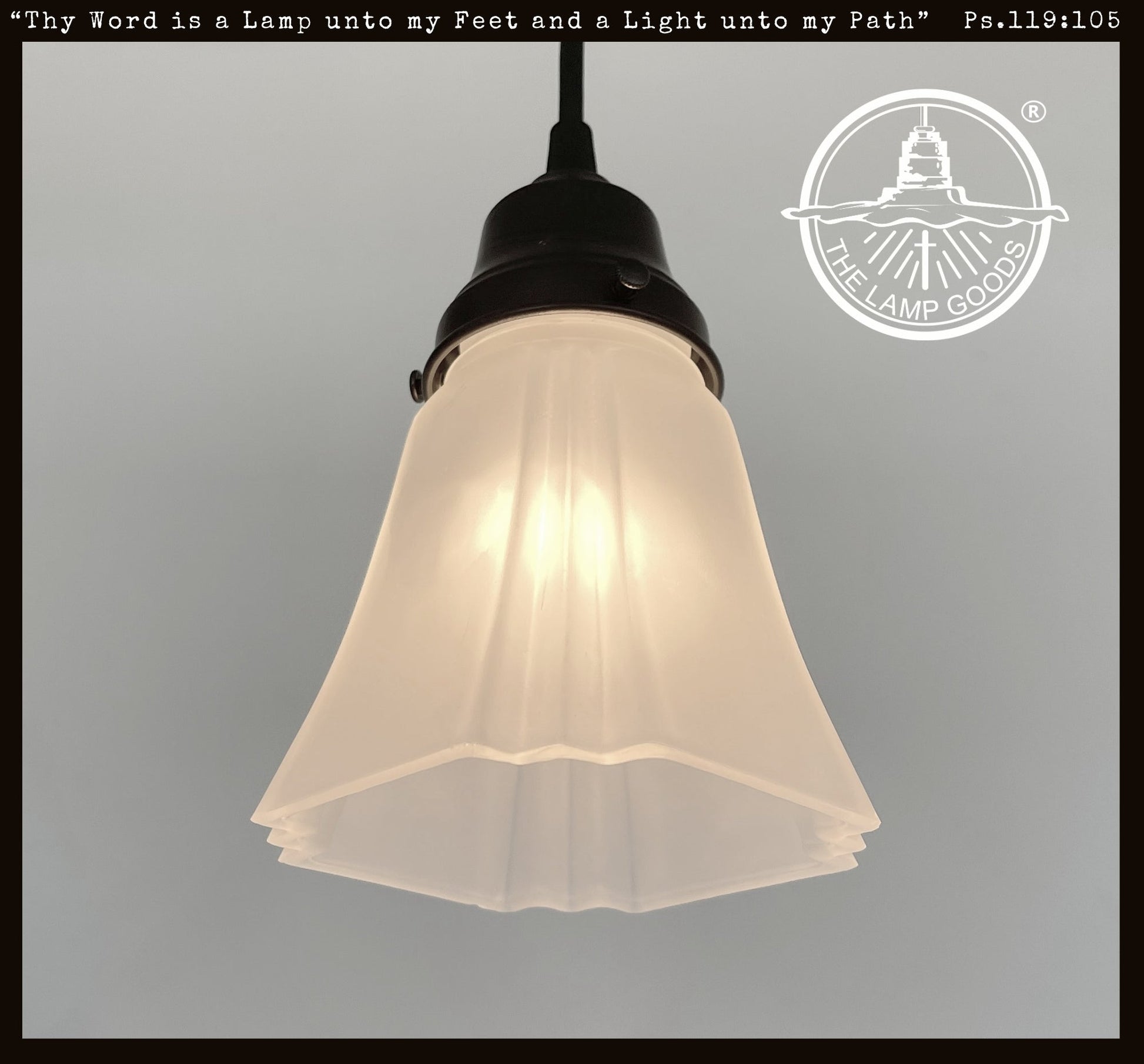 Modern Frost Square PENDANT Light