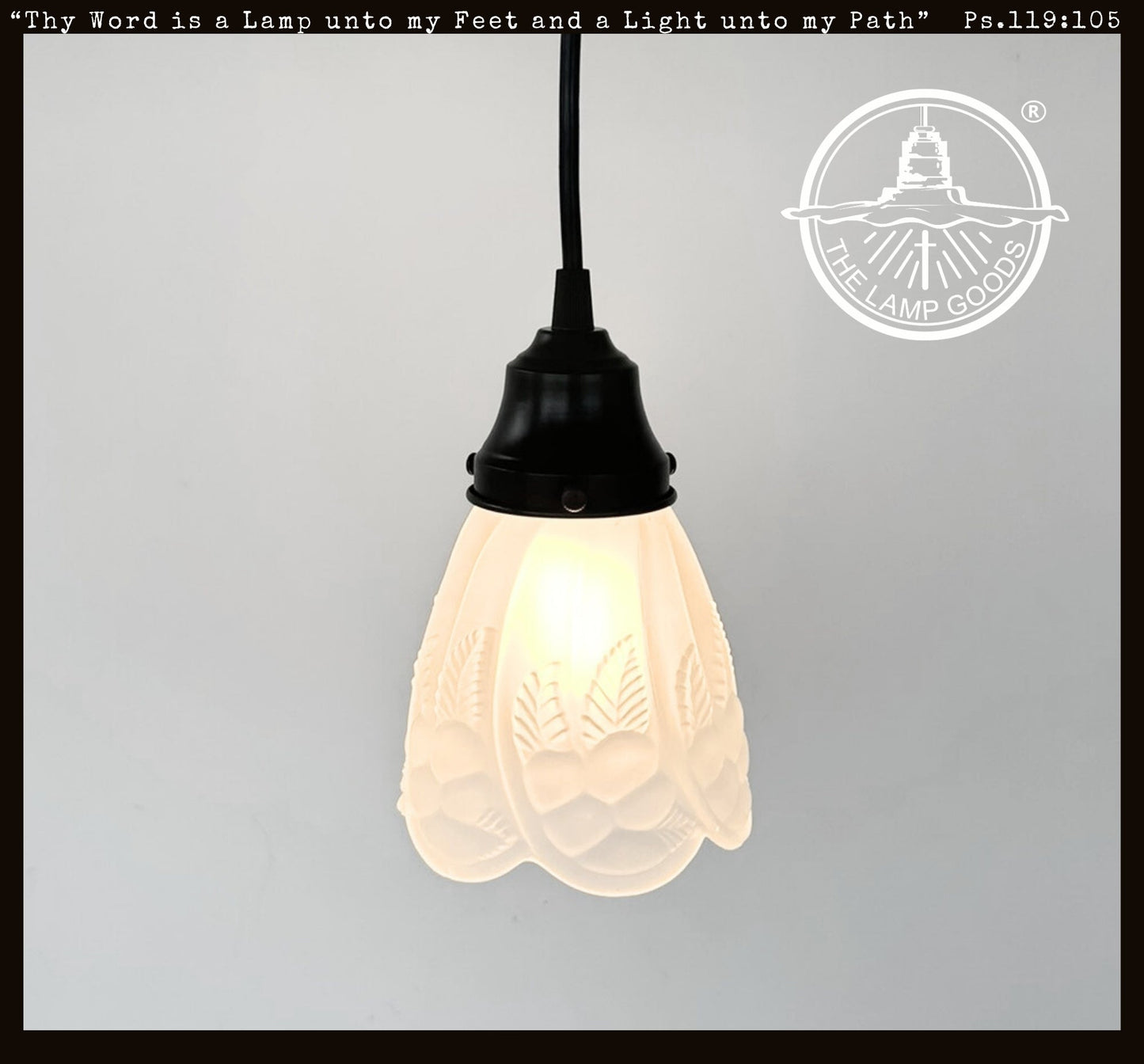 Frosted Embossed Fruit and Leaf Sconce or Pendant