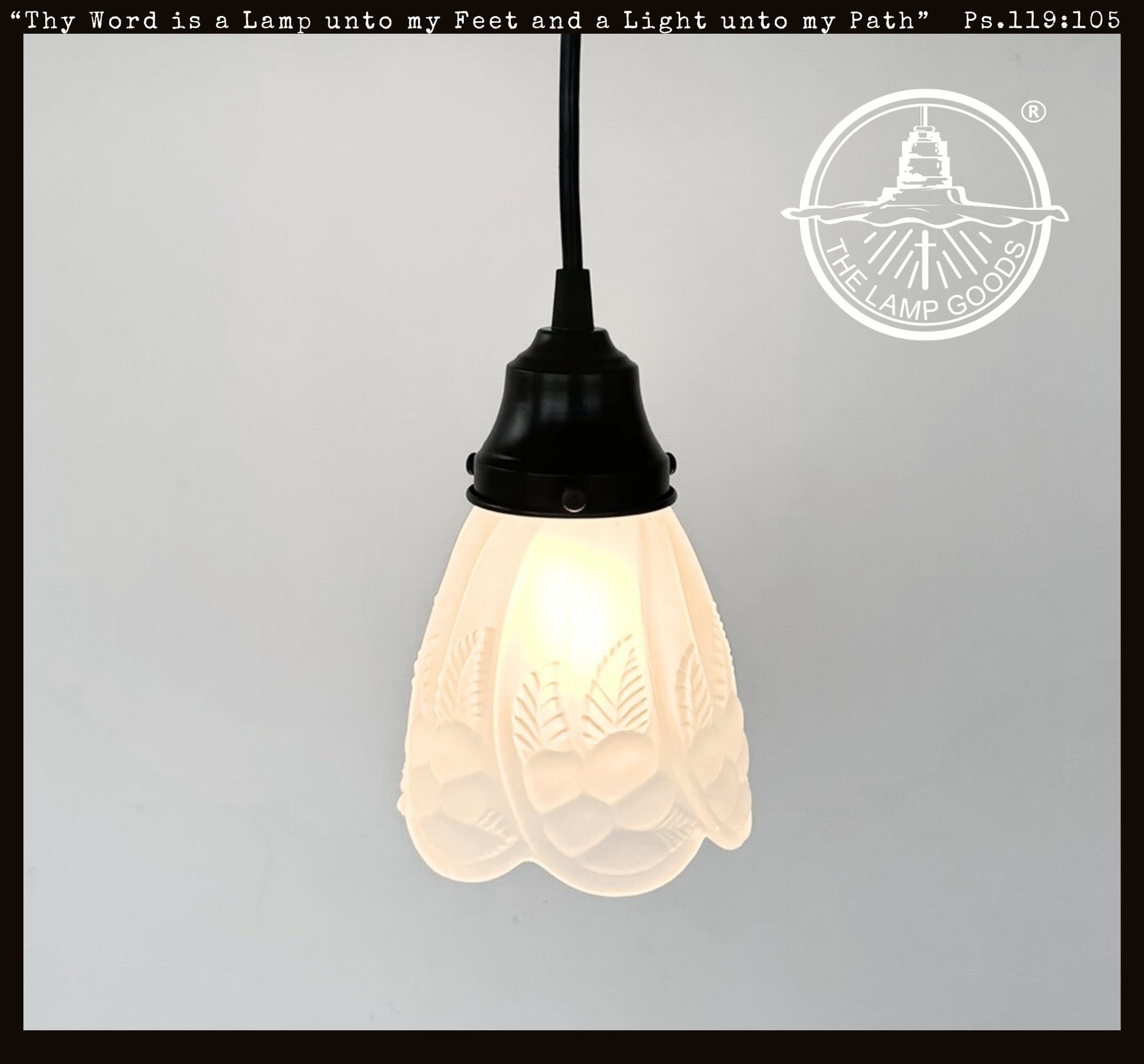 Frosted Embossed Fruit and Leaf Sconce or Pendant