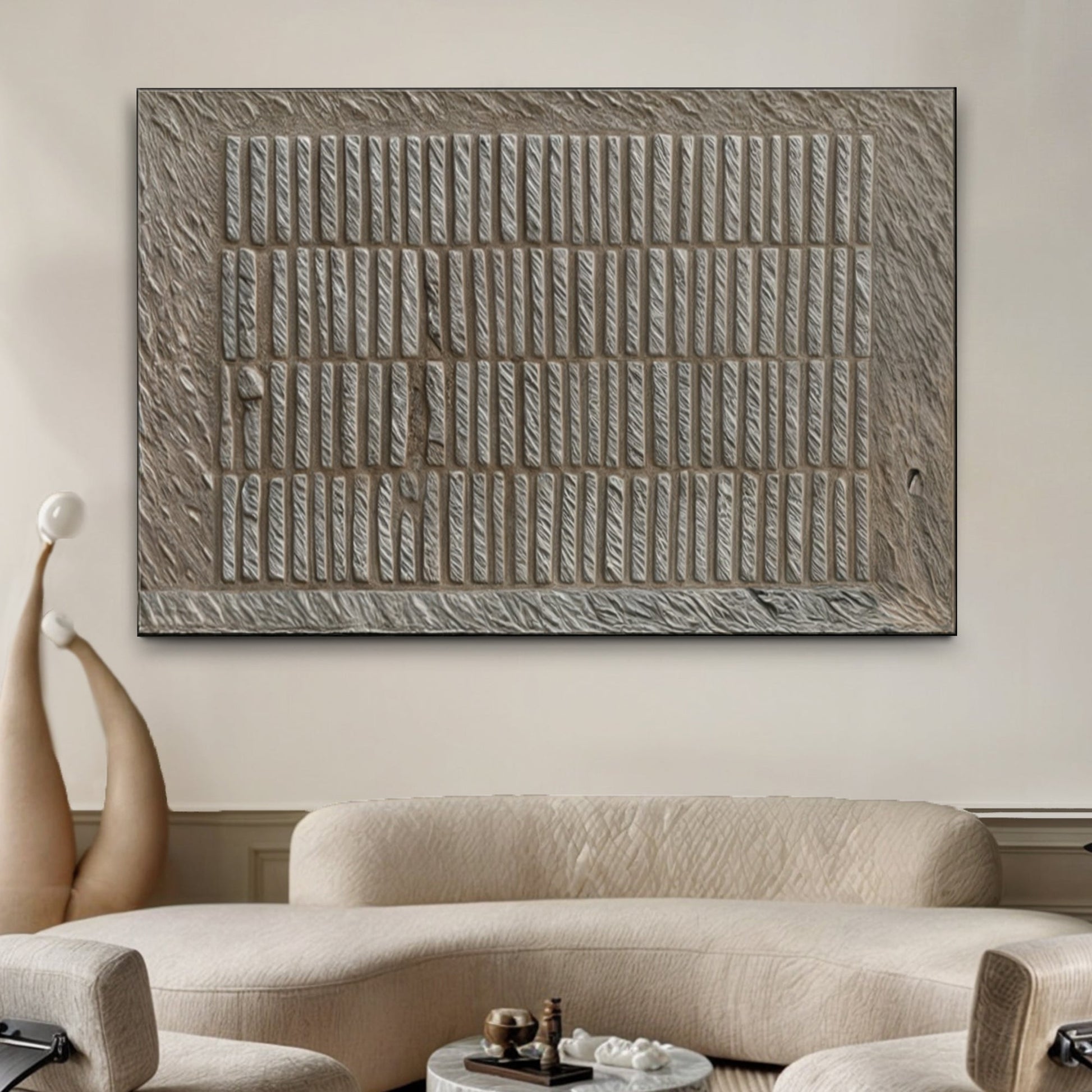 Modern Stone Pattern Wall Art