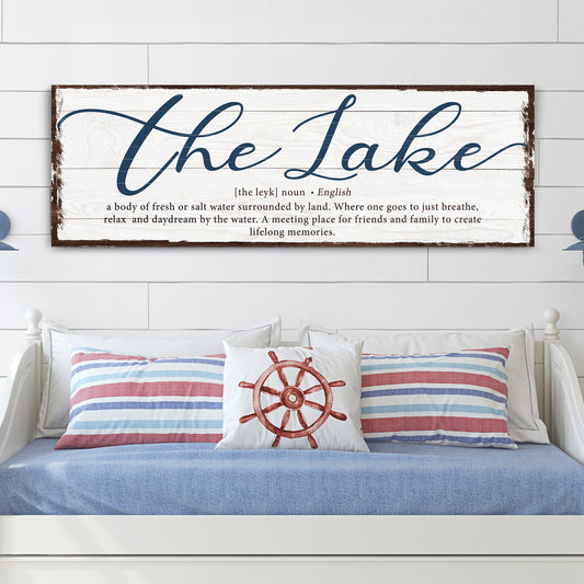 The Definition Of Lake Sign