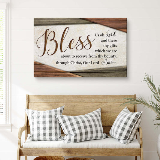 Bless Us Oh Lord Faith Sign IV