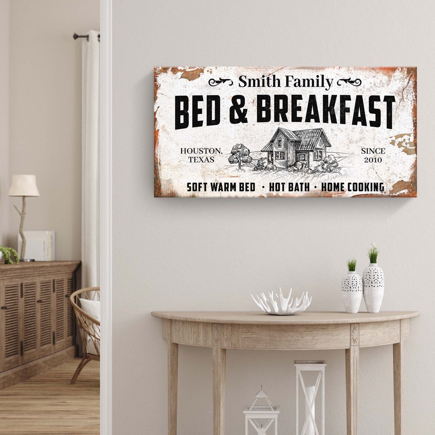 Bed and Breakfast Sign