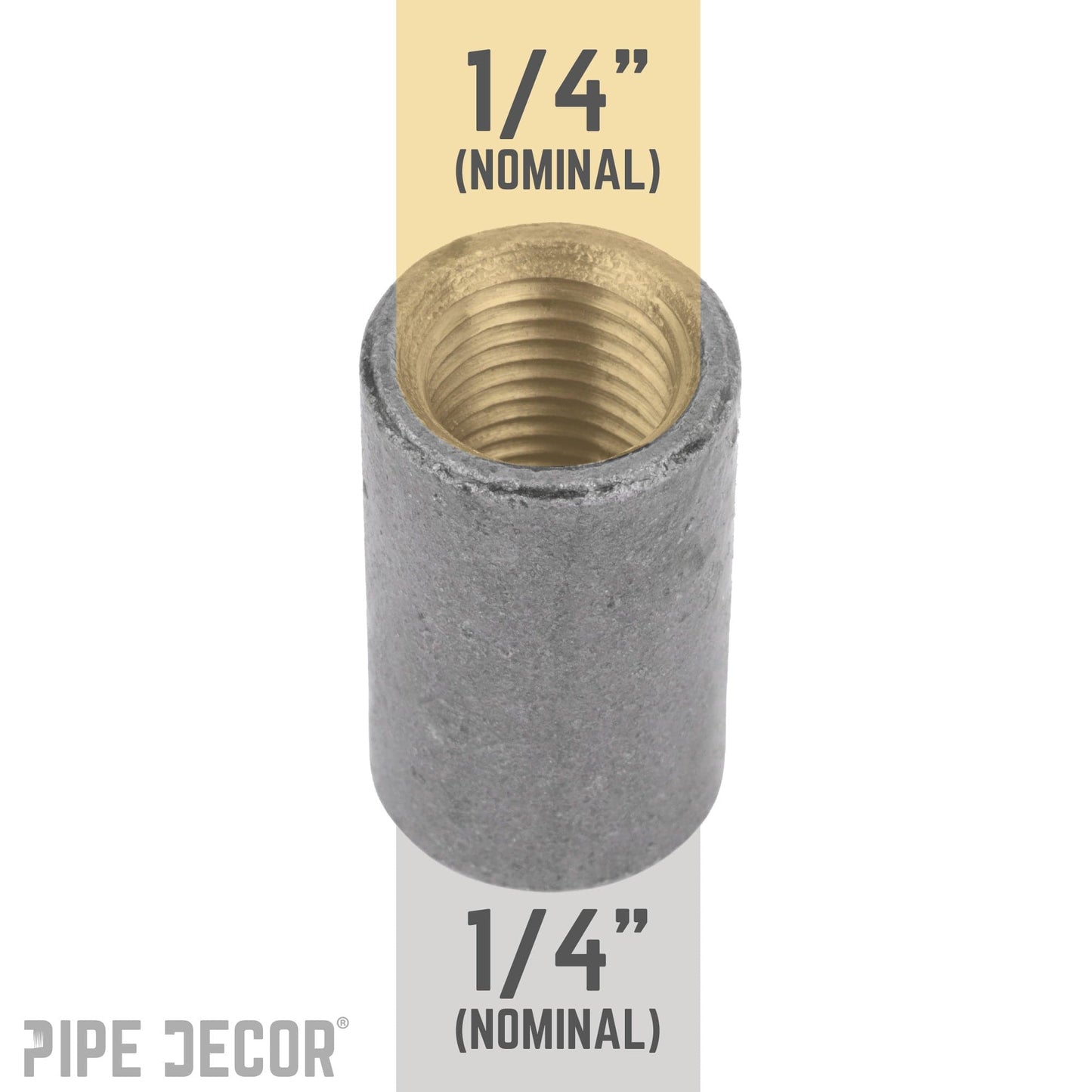 1/4 in. Black Merchant Coupling