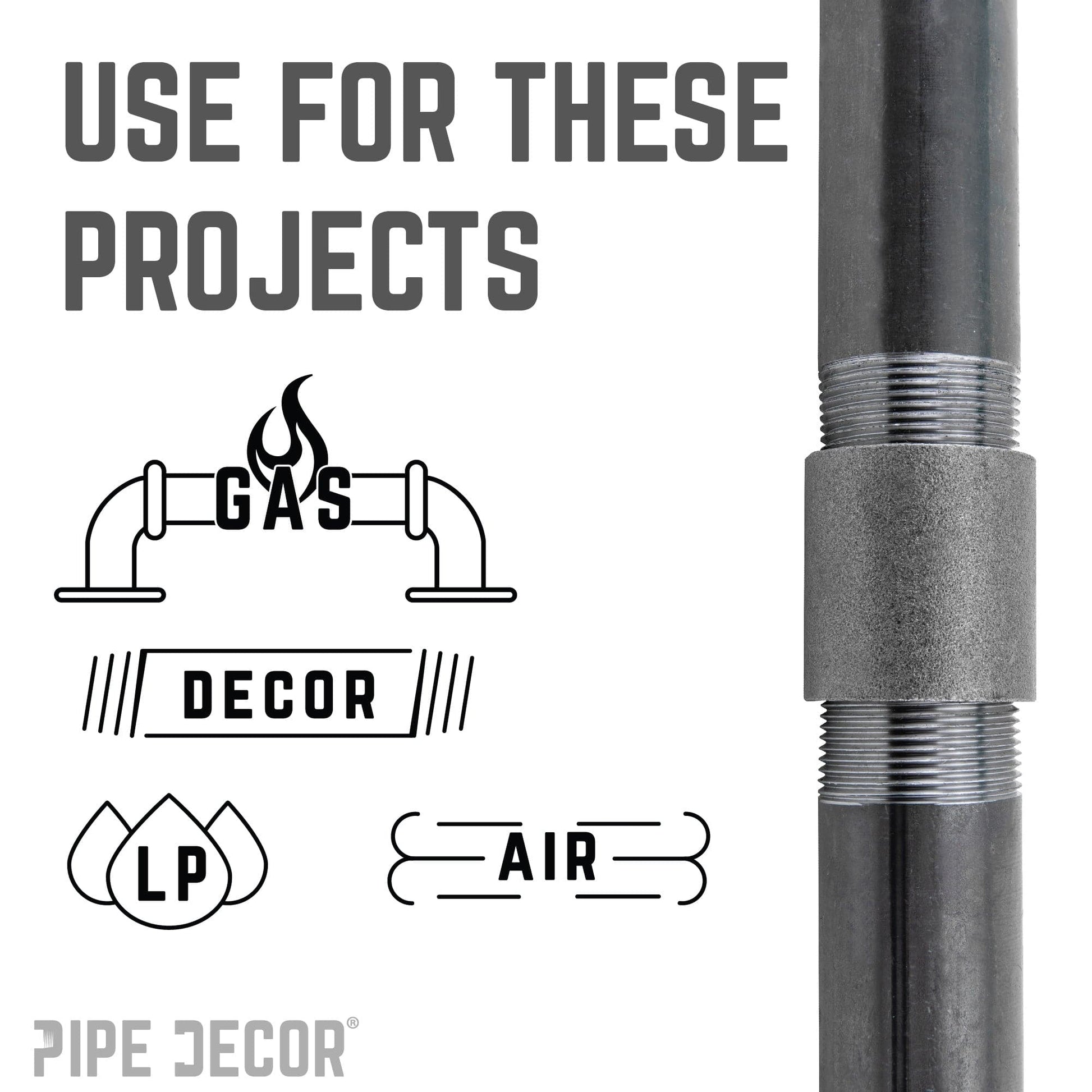 1/4 in. Black Merchant Coupling