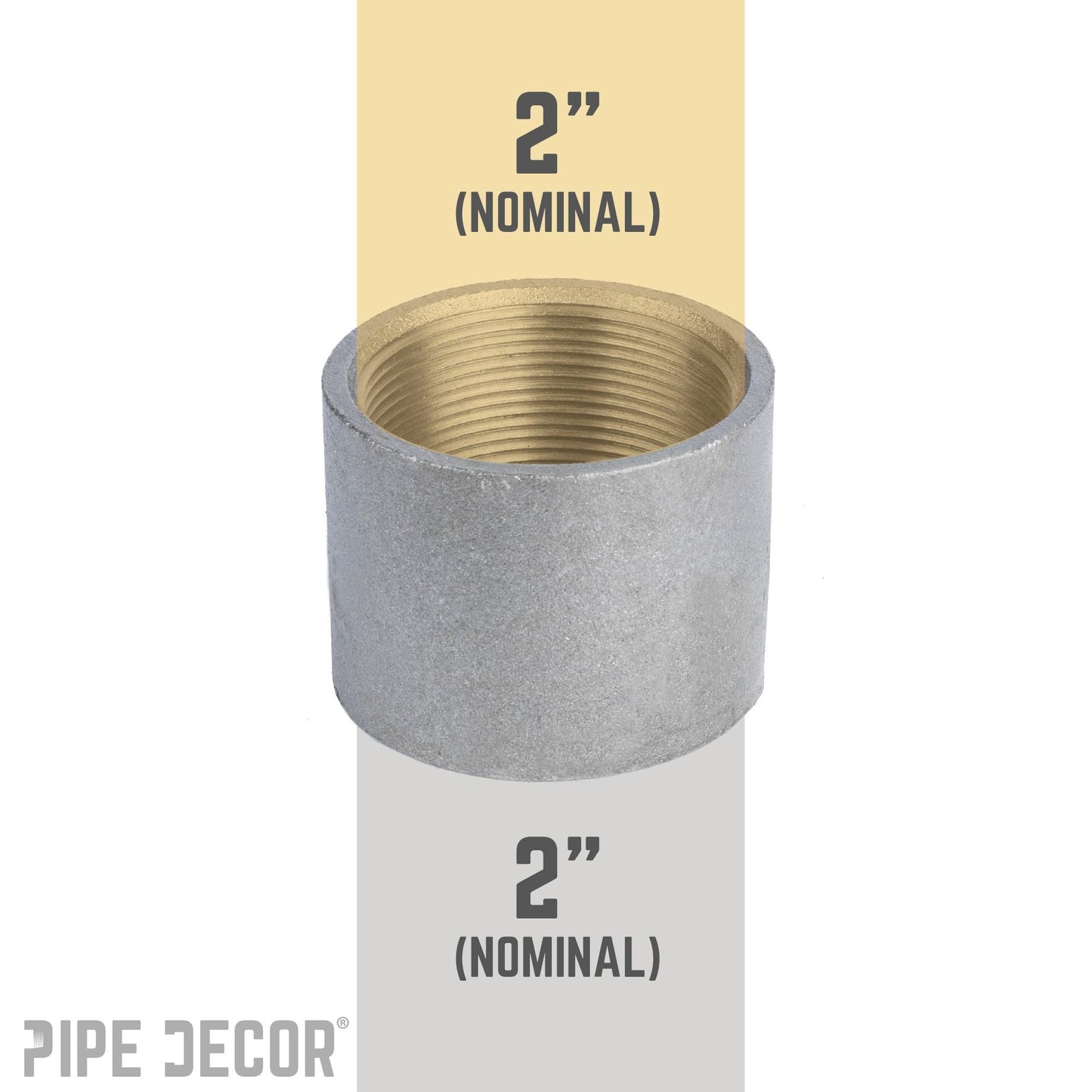 2 in. Black Merchant Coupling