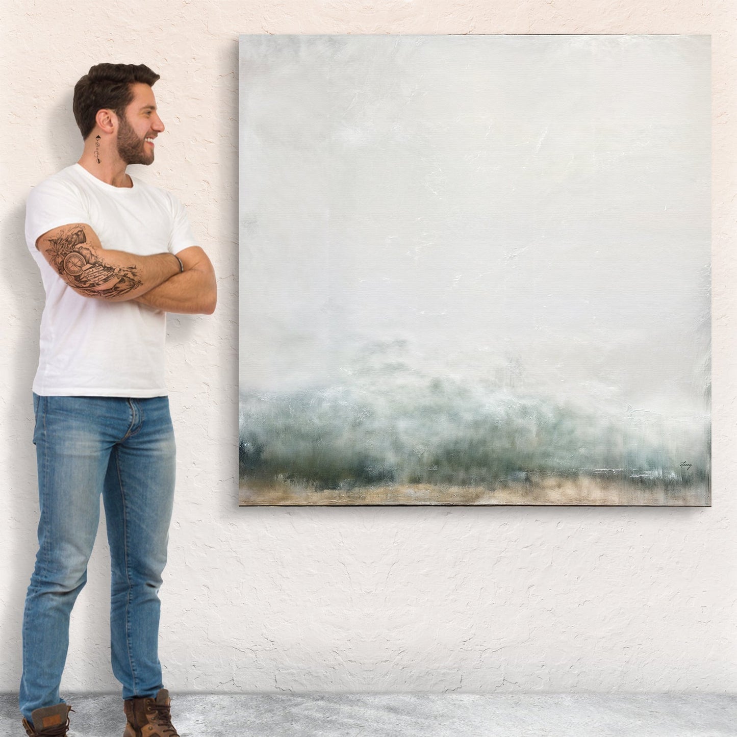 Canvas Print: "Misty Genesis"