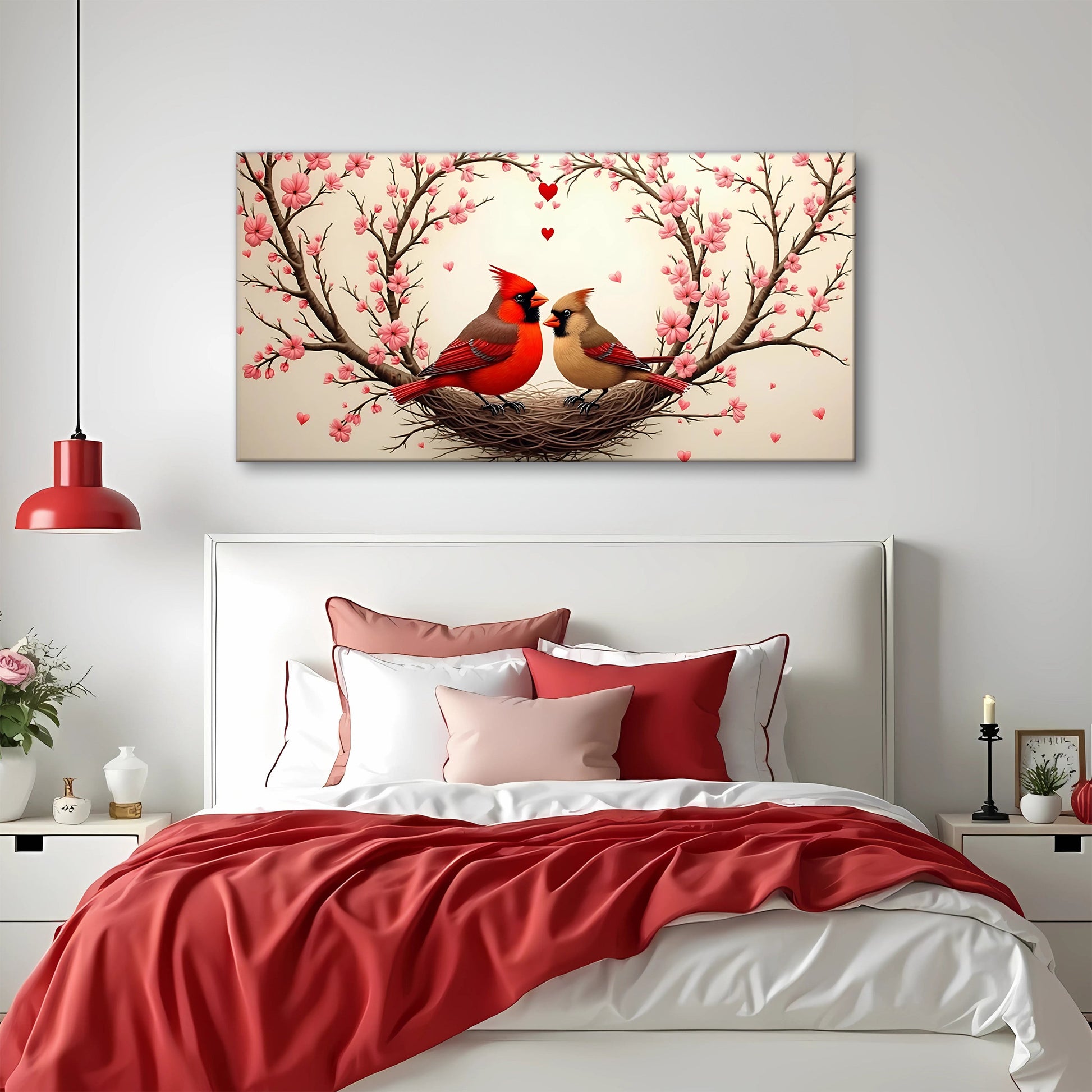 3D Cardinals Wall Art II