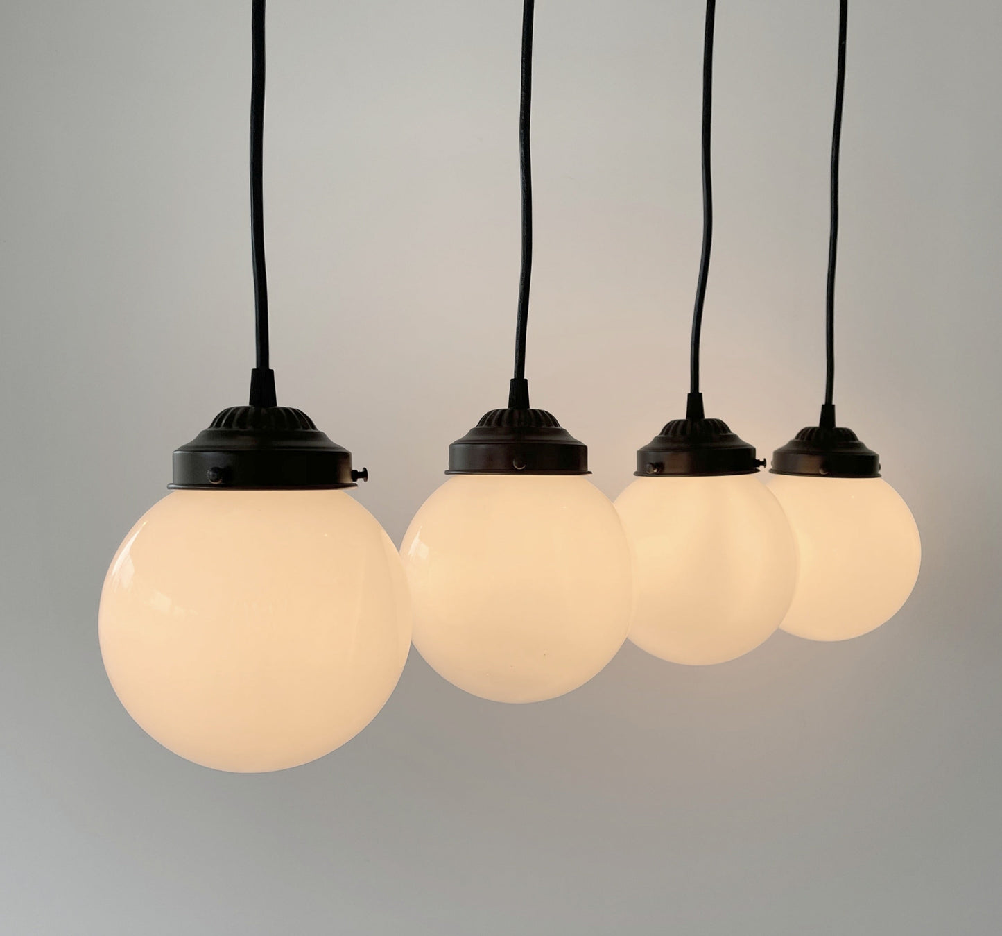 MODERN CONTEMPORARY Glass Dining Room Chandelier PENDANT Light