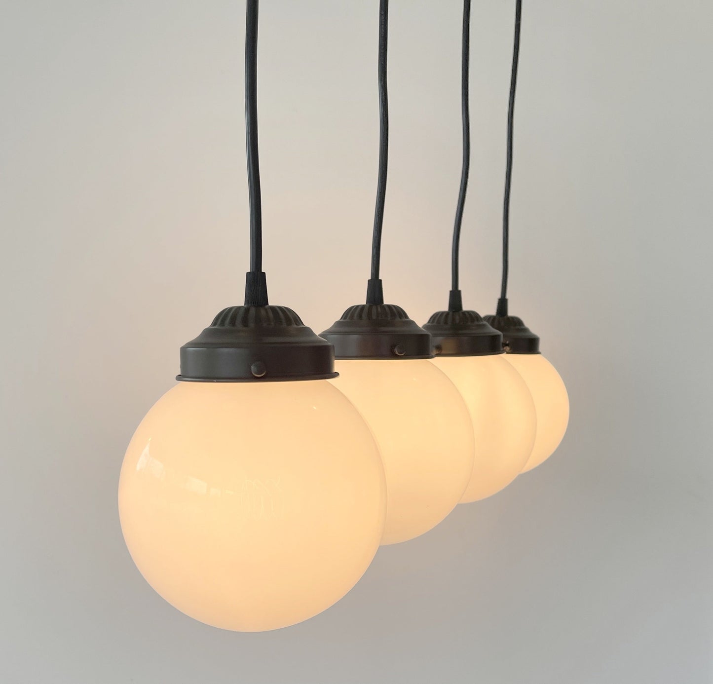 MODERN CONTEMPORARY Glass Dining Room Chandelier PENDANT Light