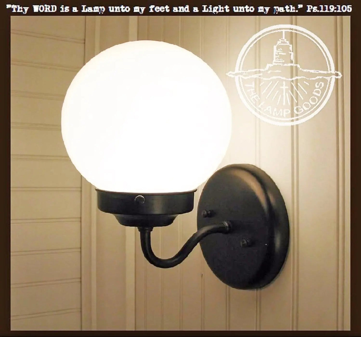 Milk Glass Modern Wall Sconce Light Fixture