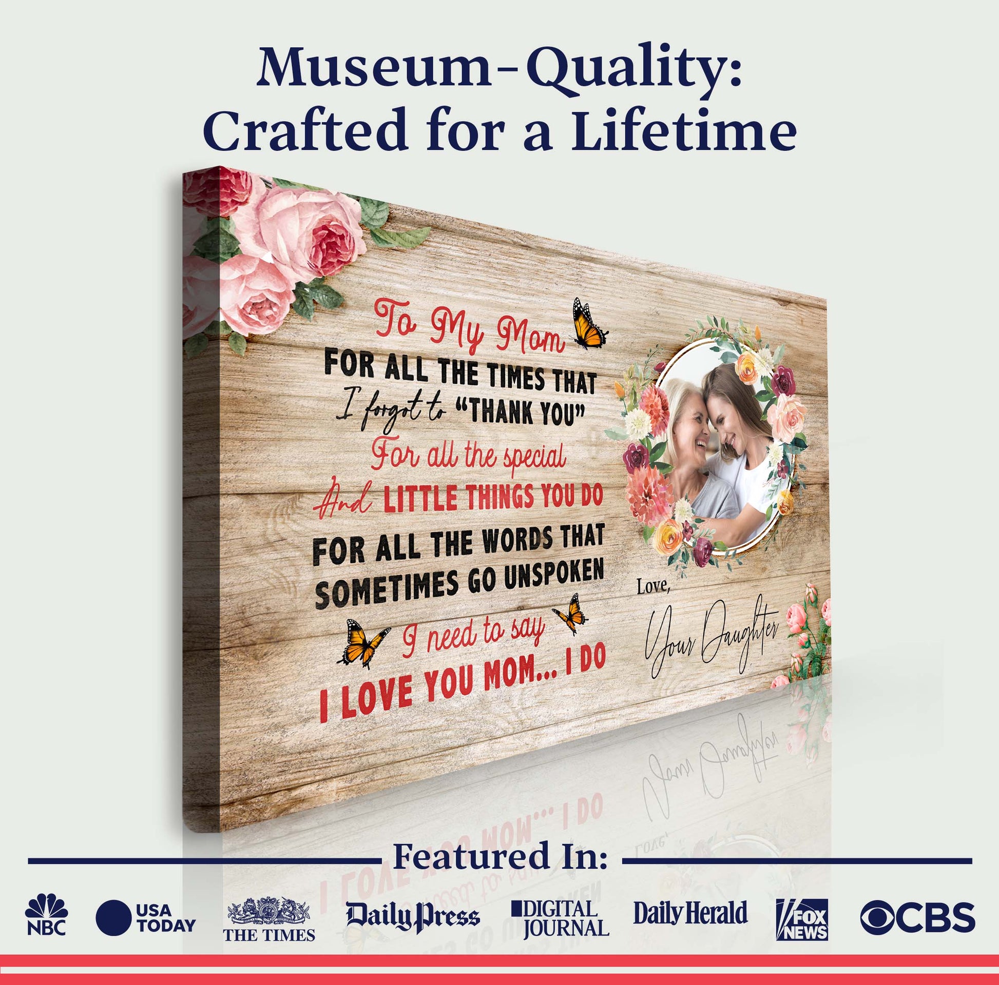 Mother's Day Sign I Need To Say I Love You Mom