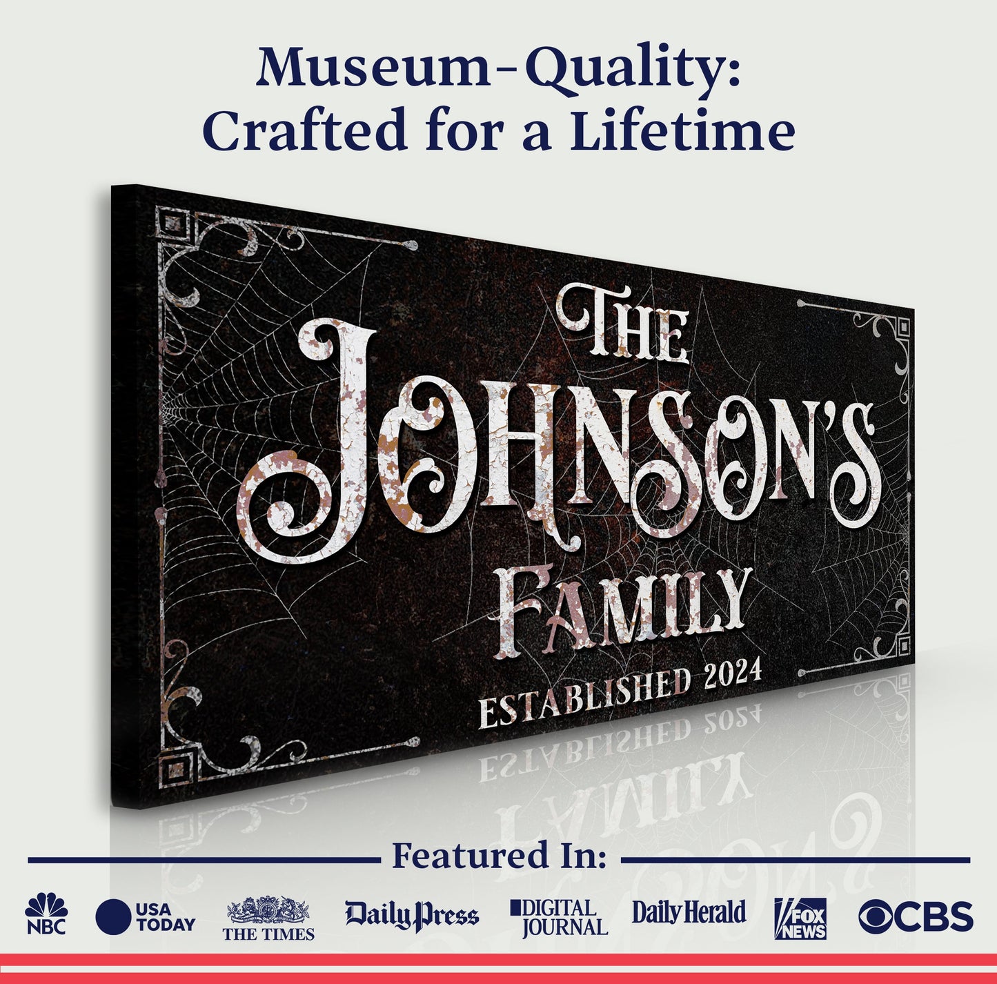 Personalized Gothic Sign