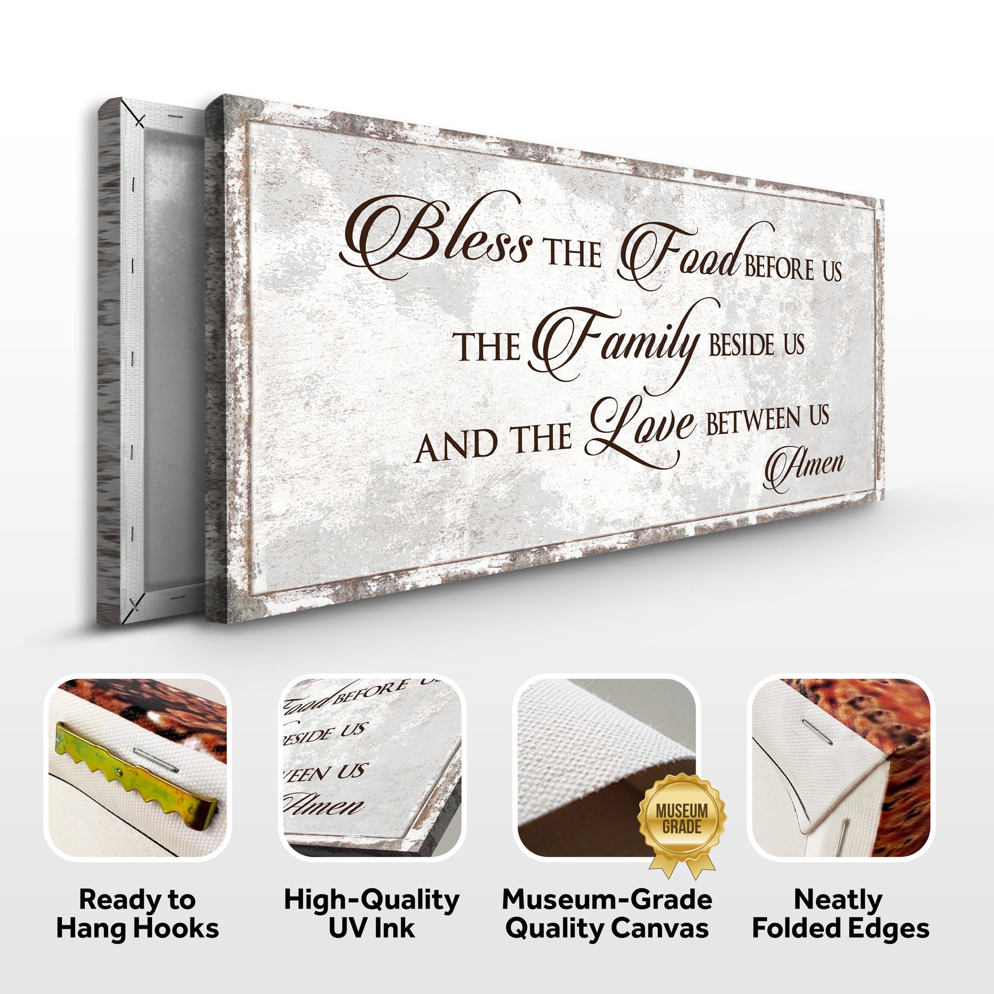 Bless Our Food, Family, And Love Sign