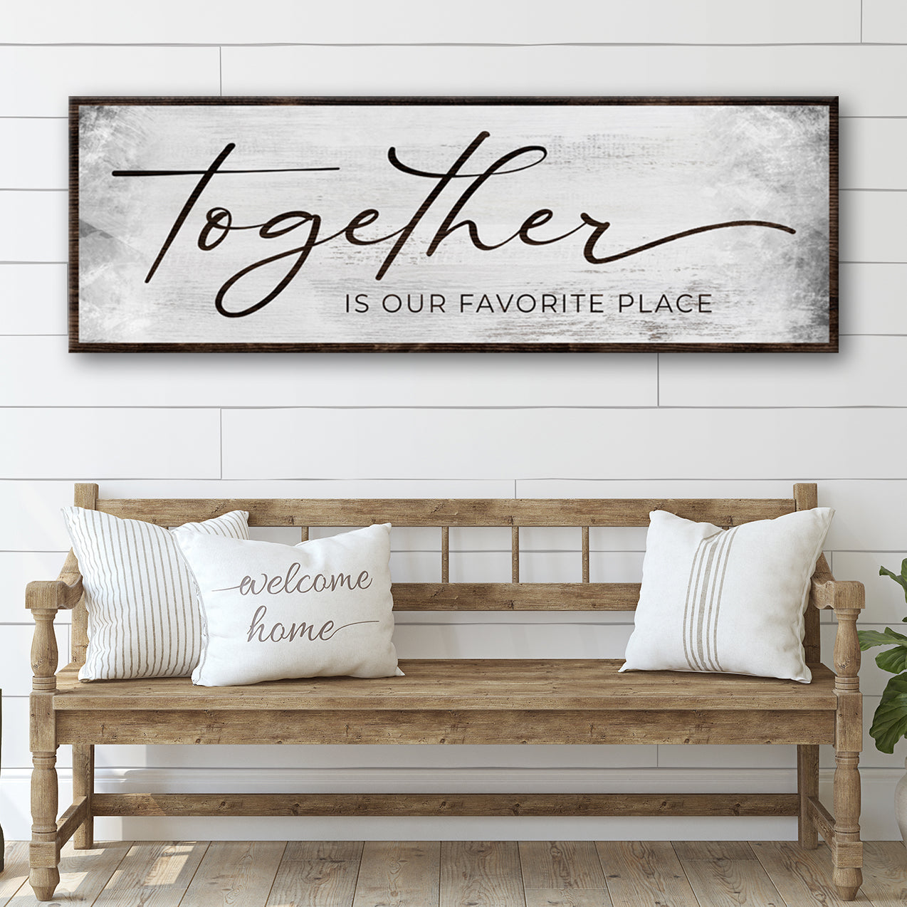 Together Is Our Favorite Place Sign