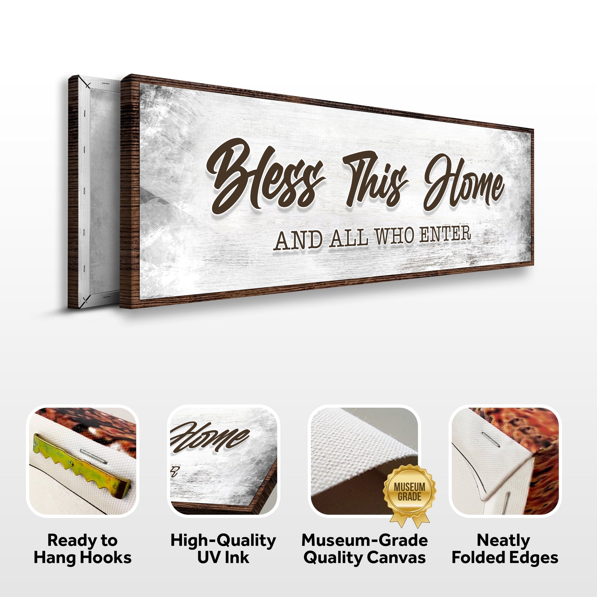 Bless This Home And All Who Enter Sign