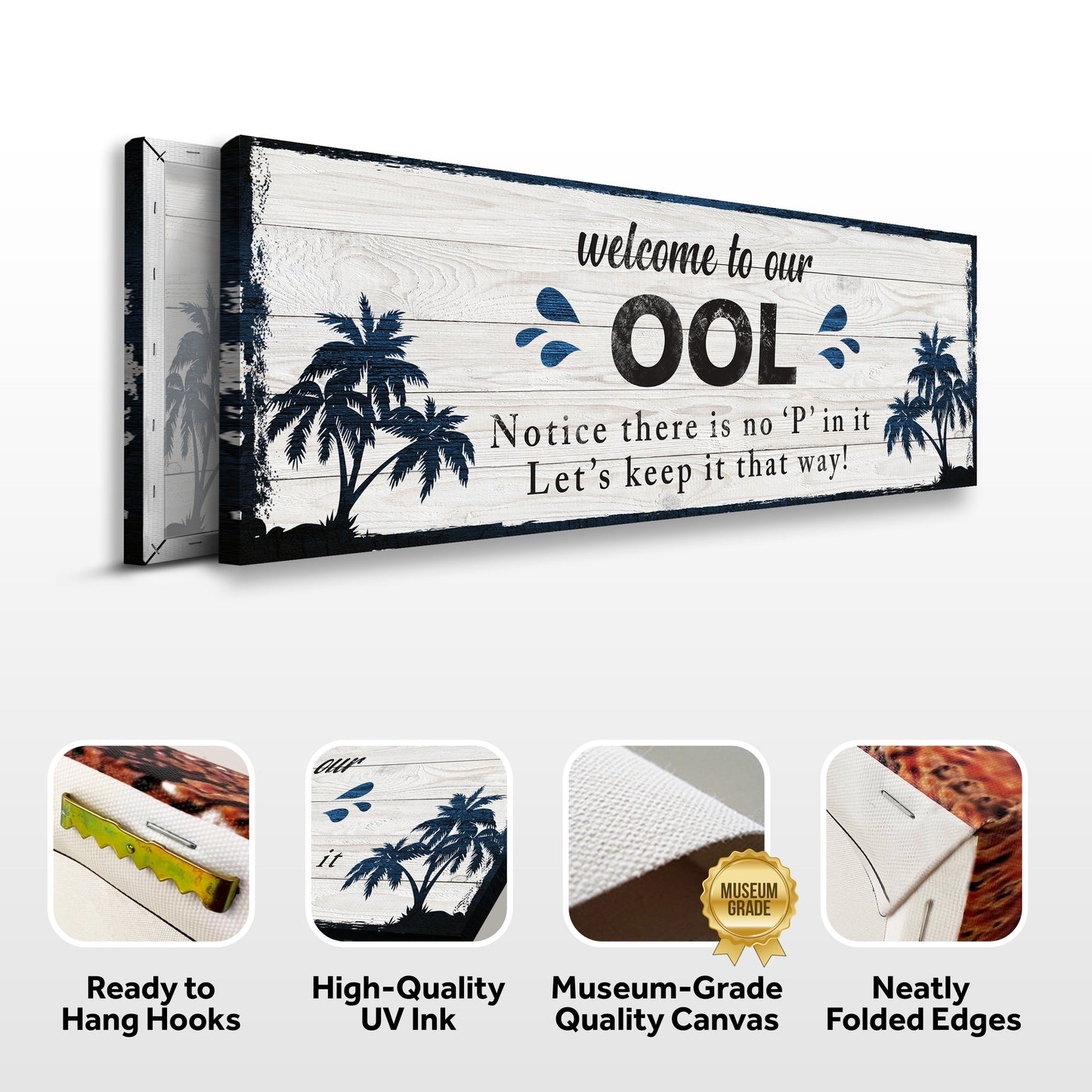 Welcome To Our Pool Sign