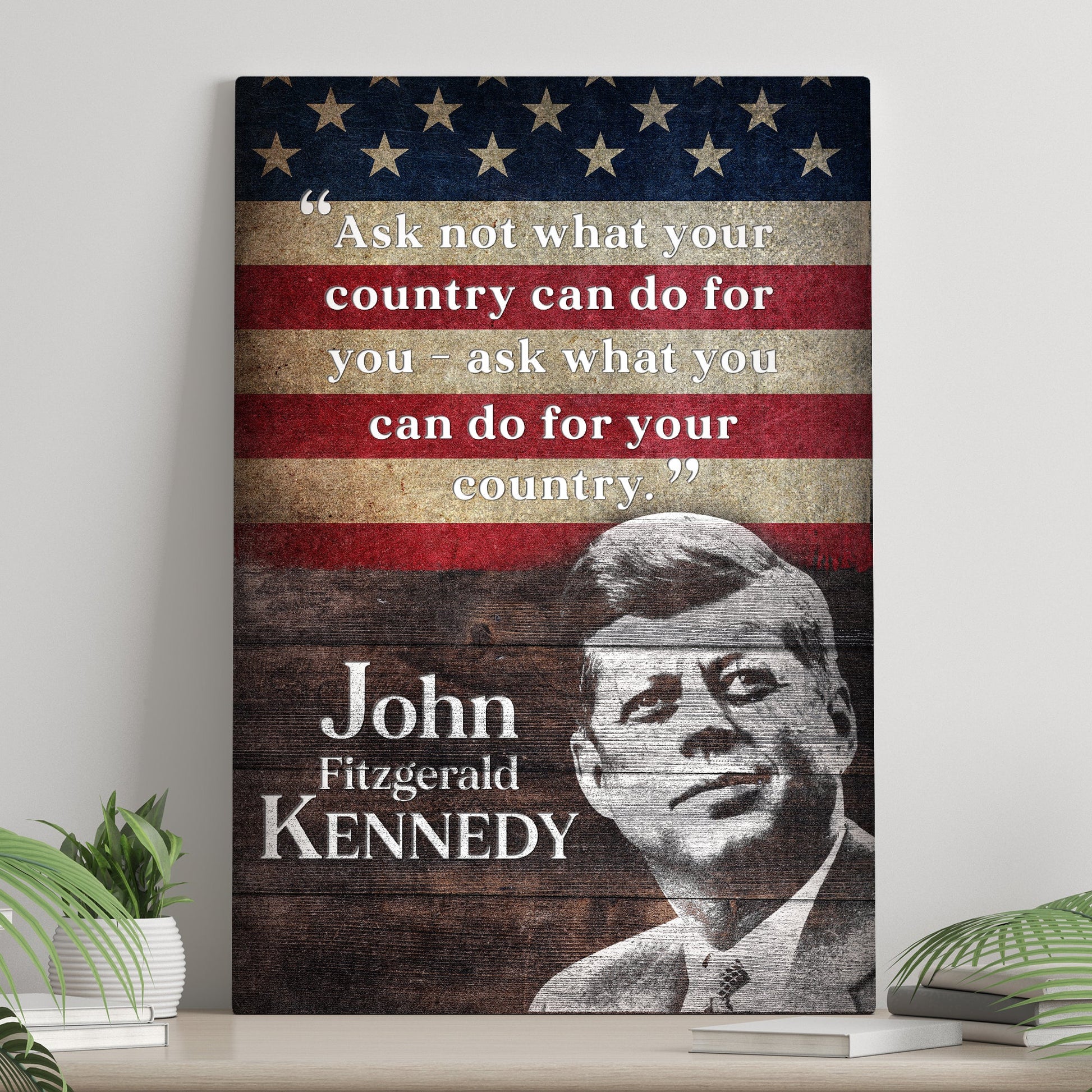 John F. Kennedy Inaugural Address Sign