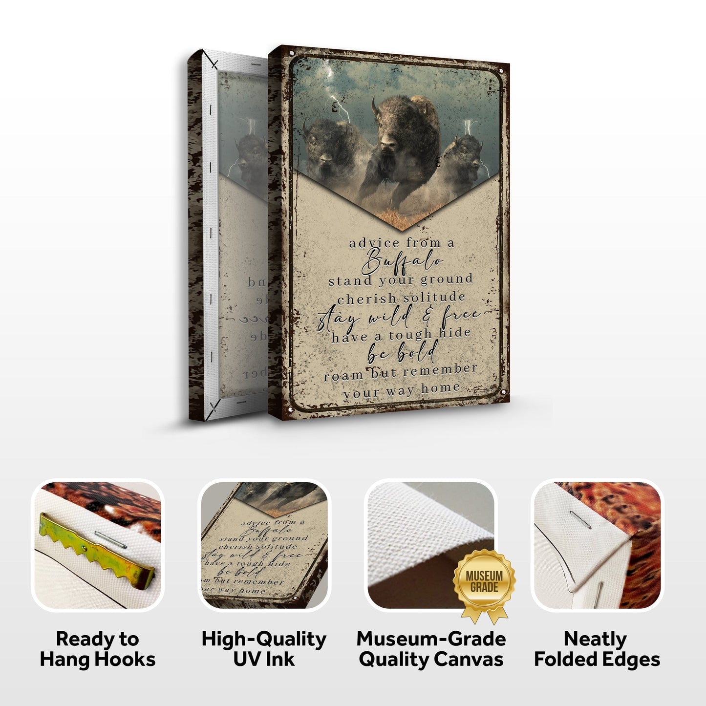 Advice From A Buffalo Sign