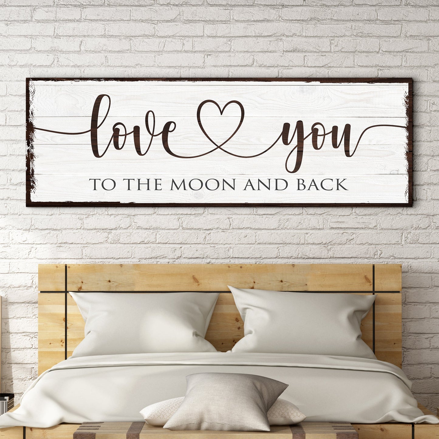Love You To The Moon And Back Sign