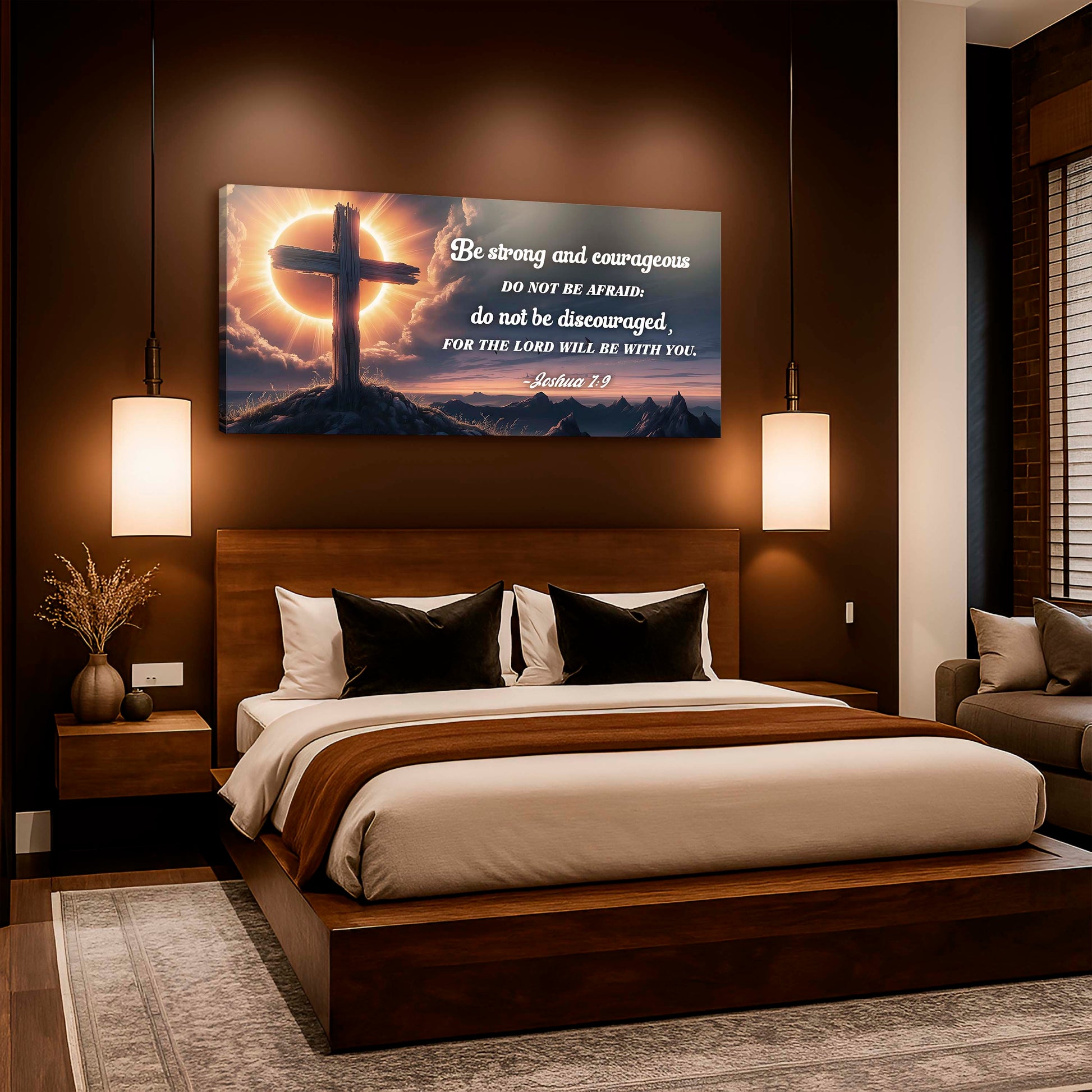 Joshua 1:9 - The Lord Will Be With You Faith Sign