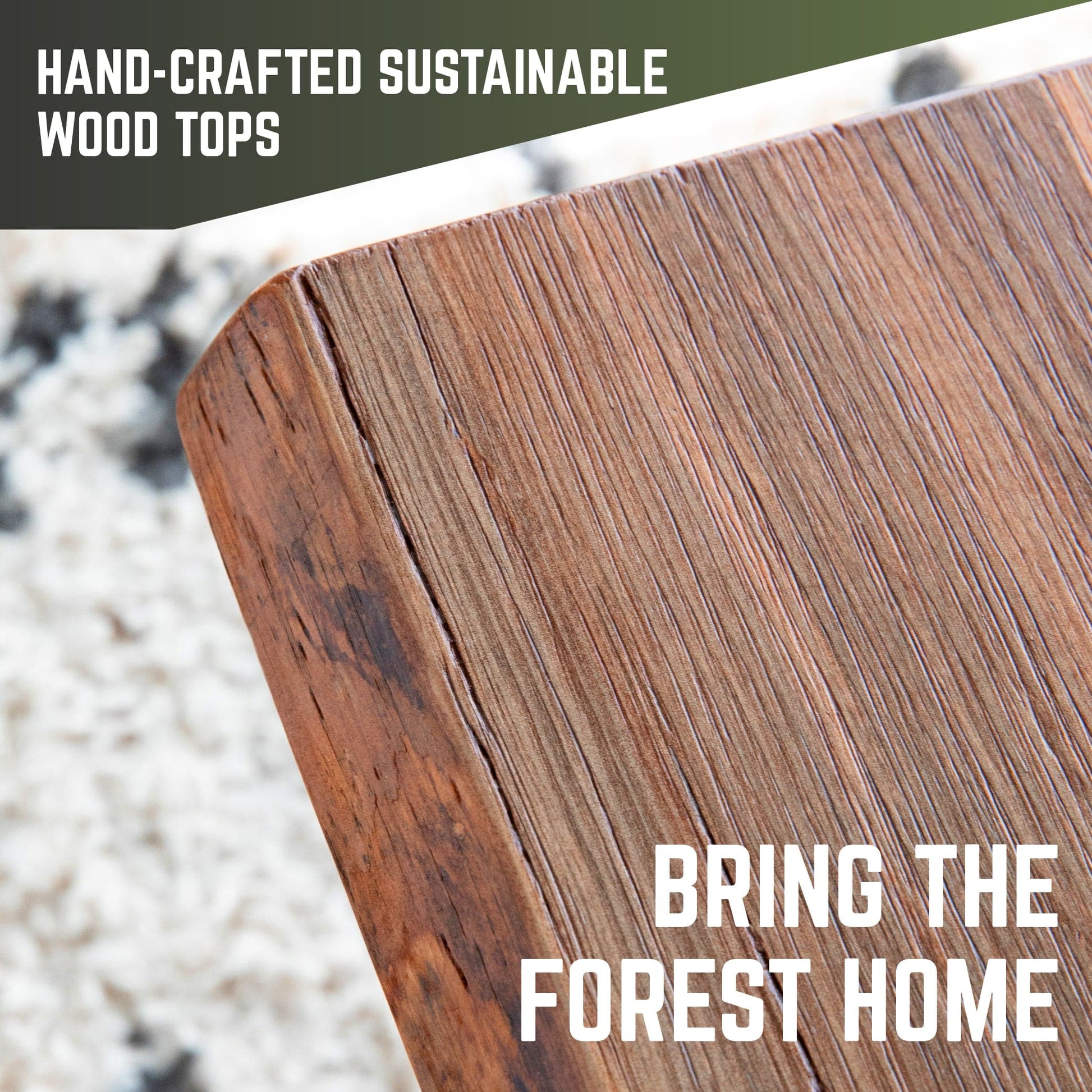 RESTORE Sunset Cedar Solid Wood Desk Tabletop