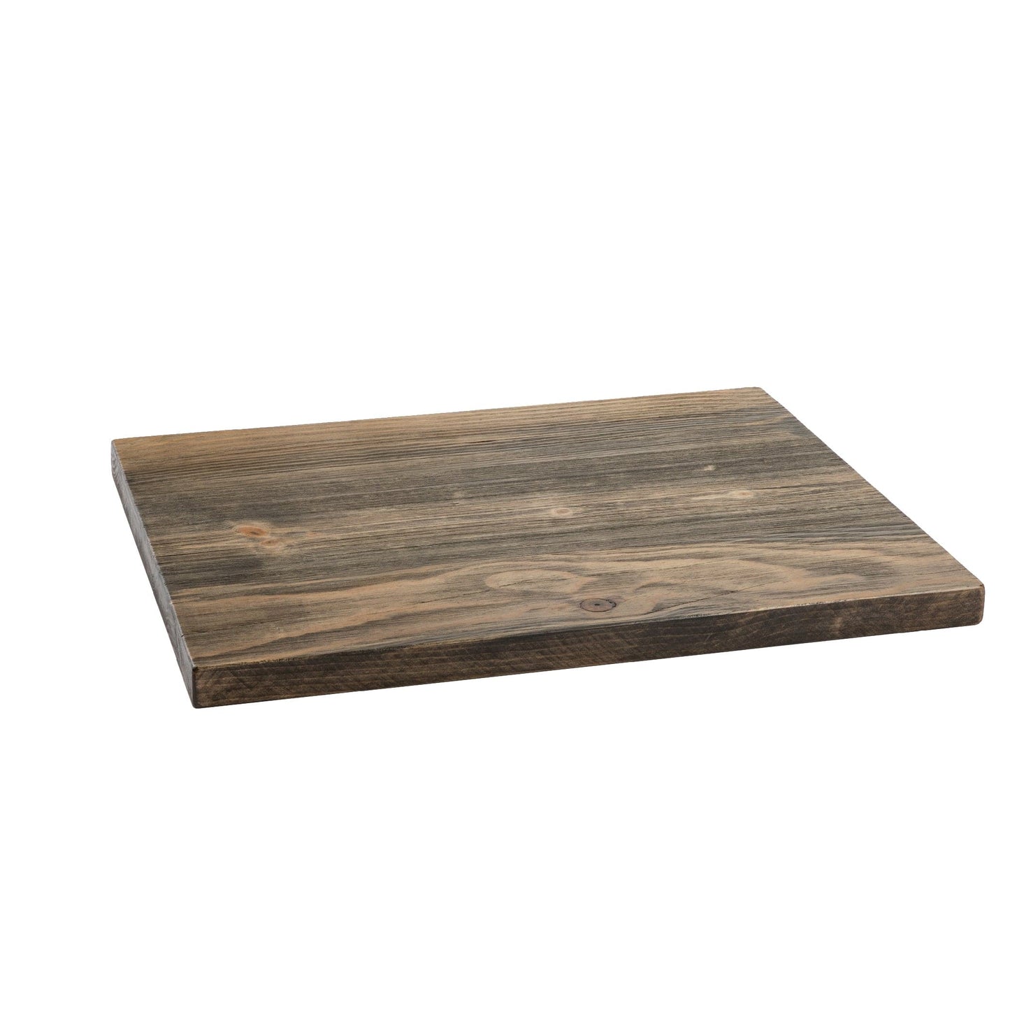 RESTORE Boulder Black Solid Wood End Tabletop