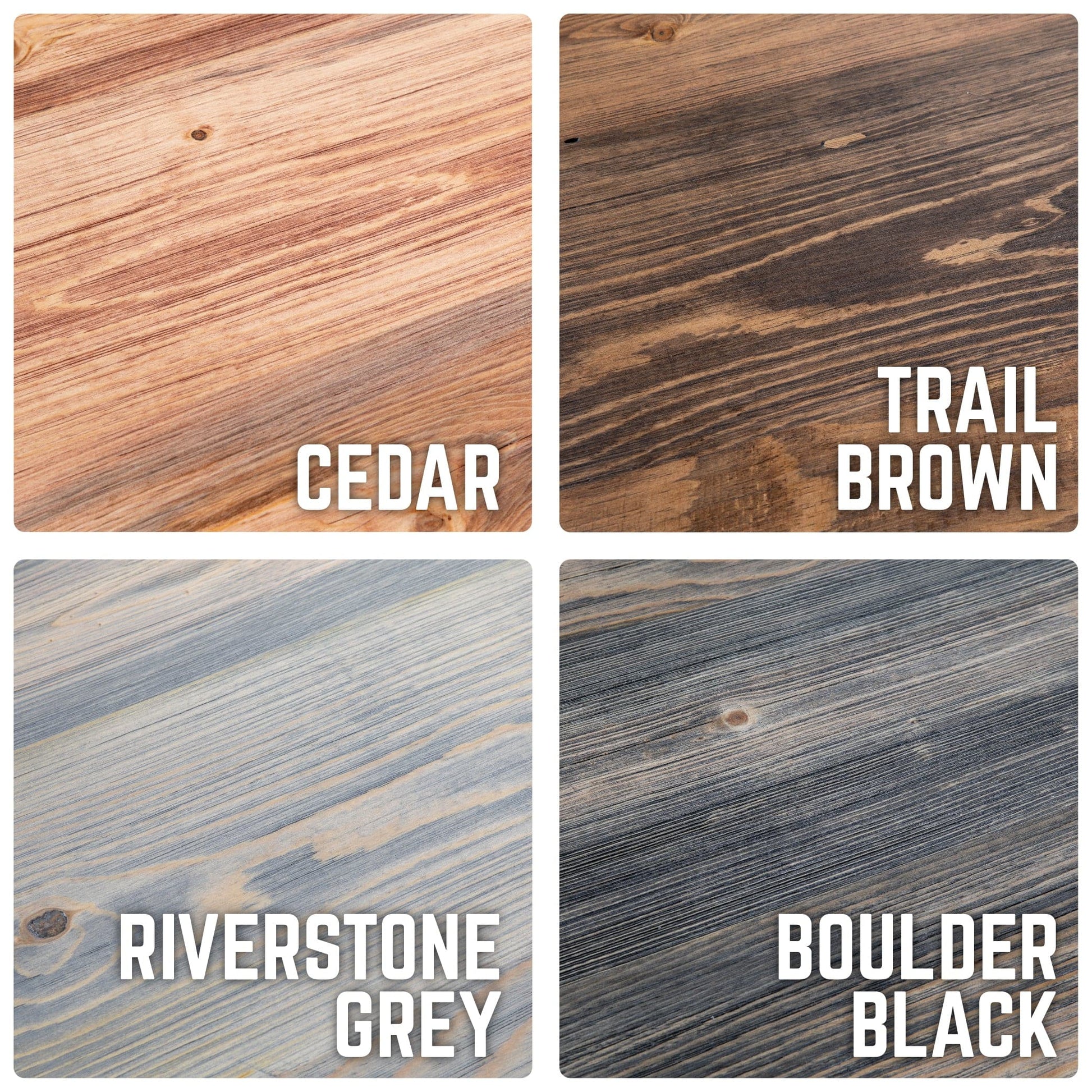 RESTORE Riverstone Grey Solid Wood Dining Tabletop