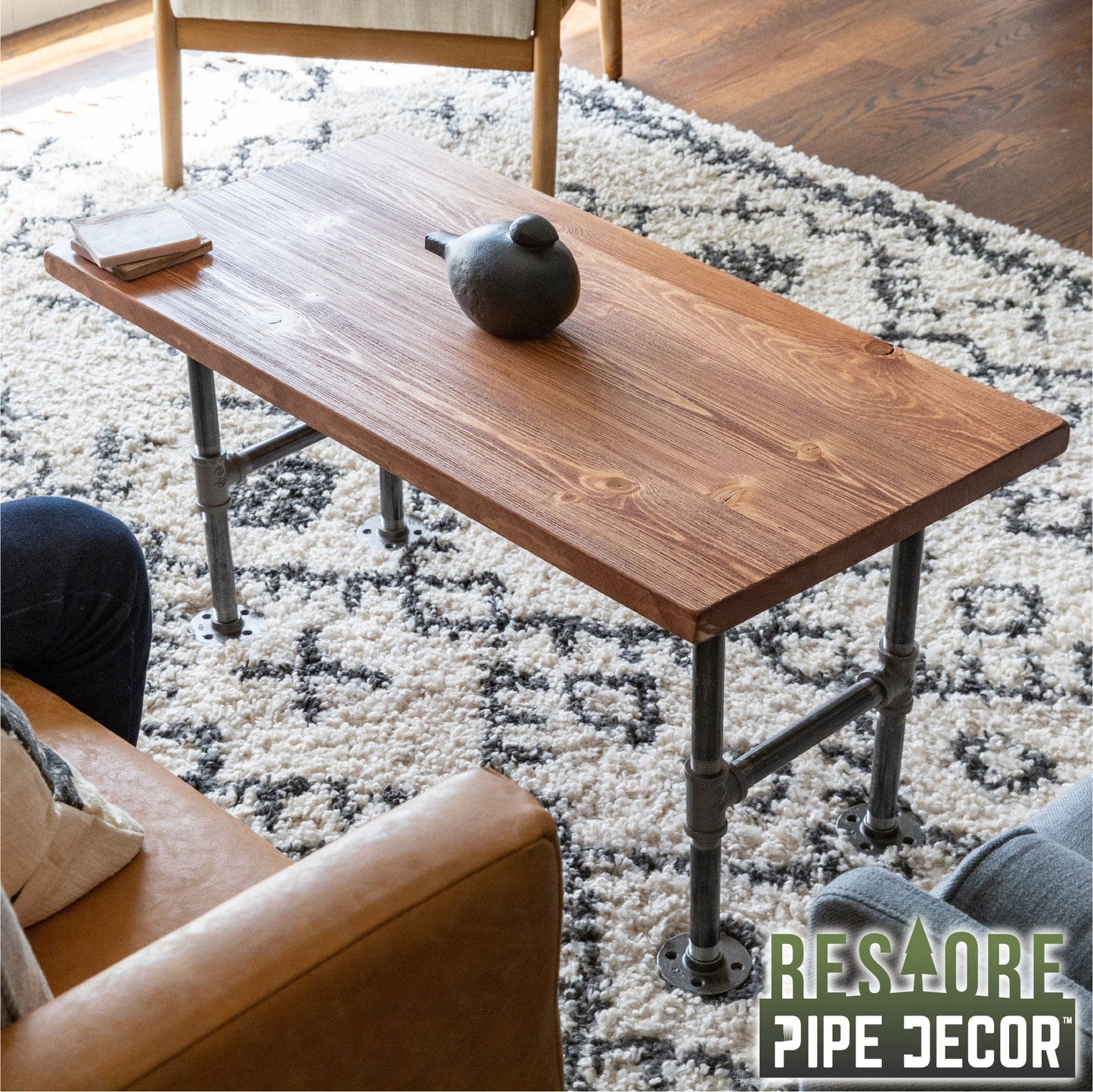 RESTORE Sunset Cedar Solid Wood Coffee Tabletop