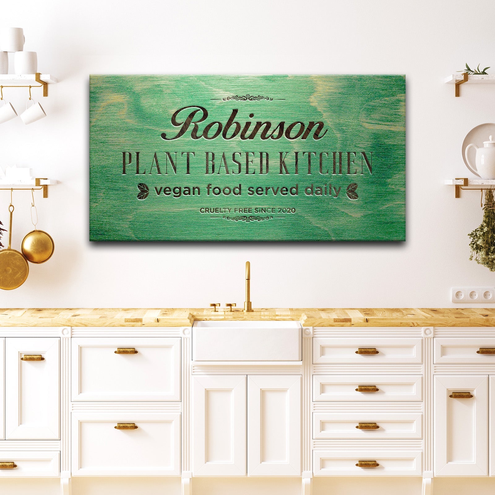 Plant Based Kitchen Sign