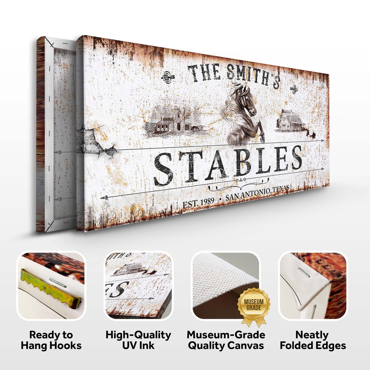 Rustic Stables Decor Sign